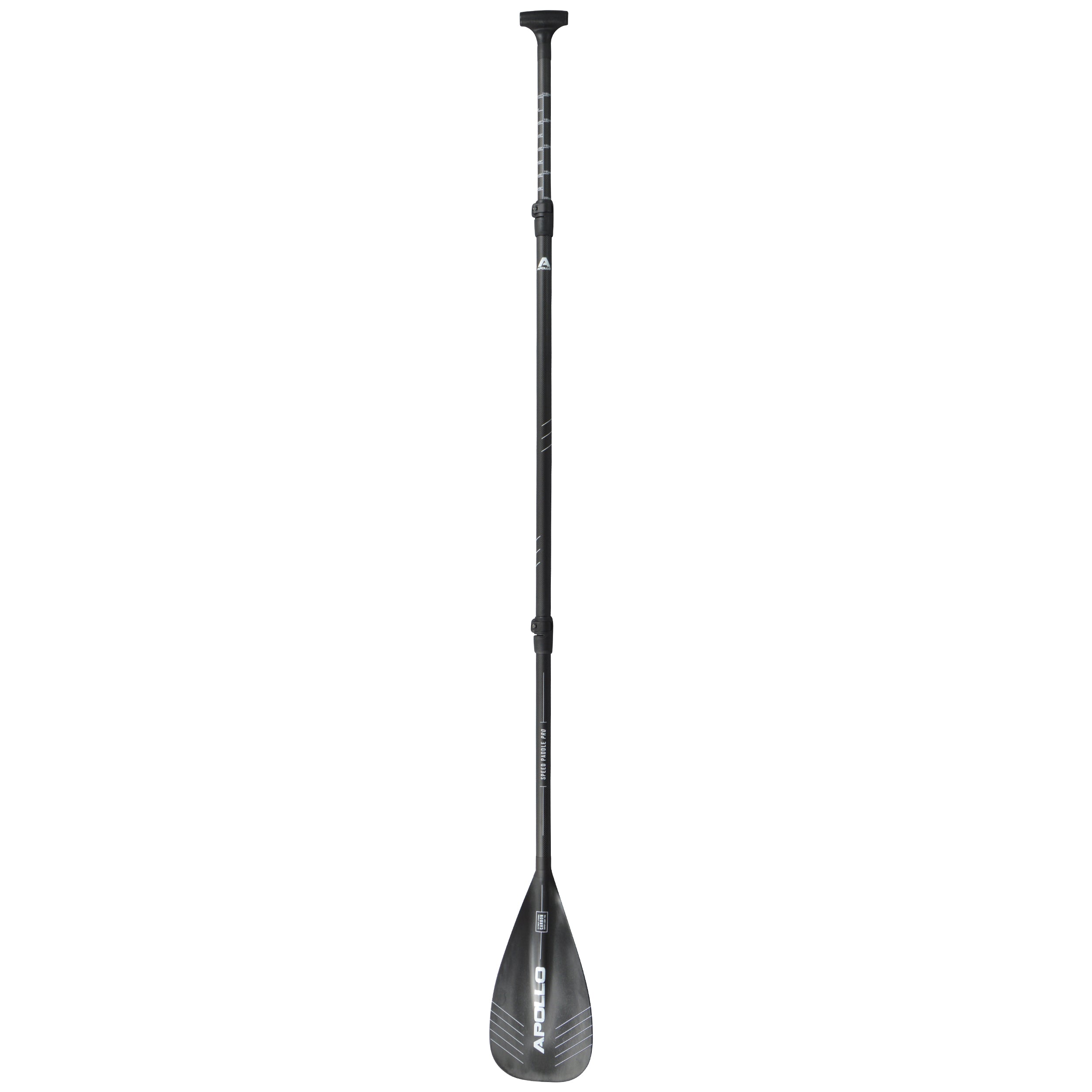 Apollo - Apollo SUP Paddel - 3 teiliges Stechpaddel aus Carbon und Fiberglas - Speed Paddle Pro