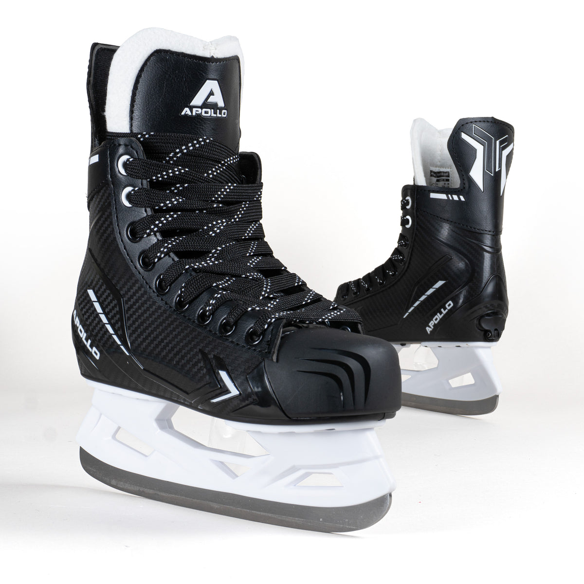 Apollo Funsport - Champion Skate Adjustable - verstellbare Hockey Style Schlittschuhe - Schwarz Weiß