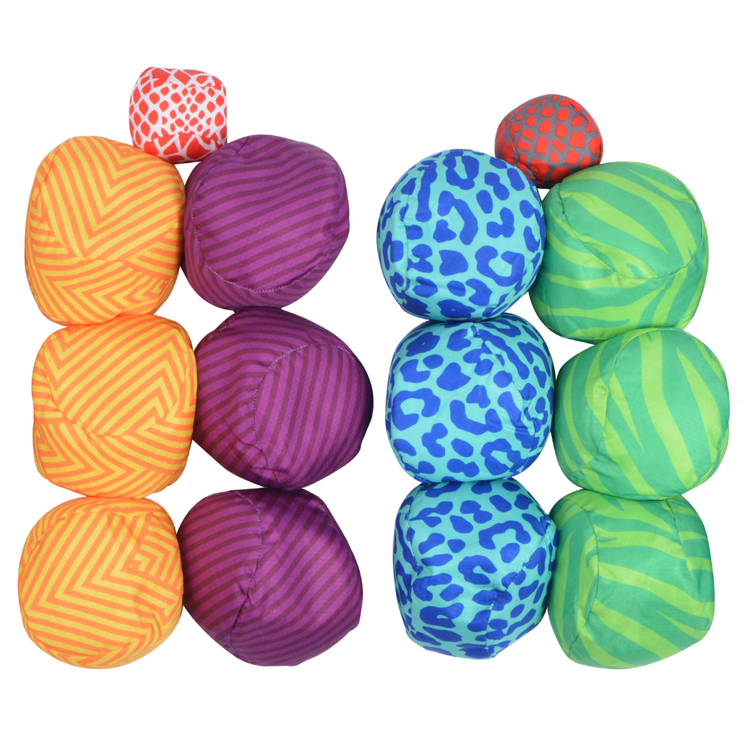 Apollo Funsport - Ocean5 Extreme Boule - 2er SET, Lines + Animal Print