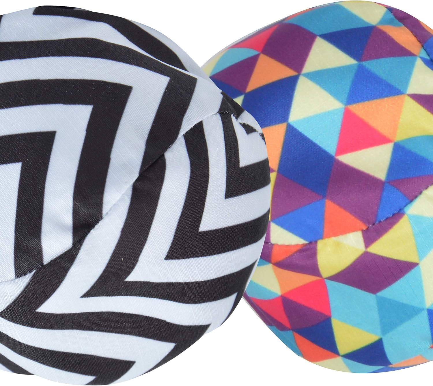 Apollo Funsport - Ocean5 Extreme Boule - Triangel ZicZac Muster, Farbe: schwarz weiß