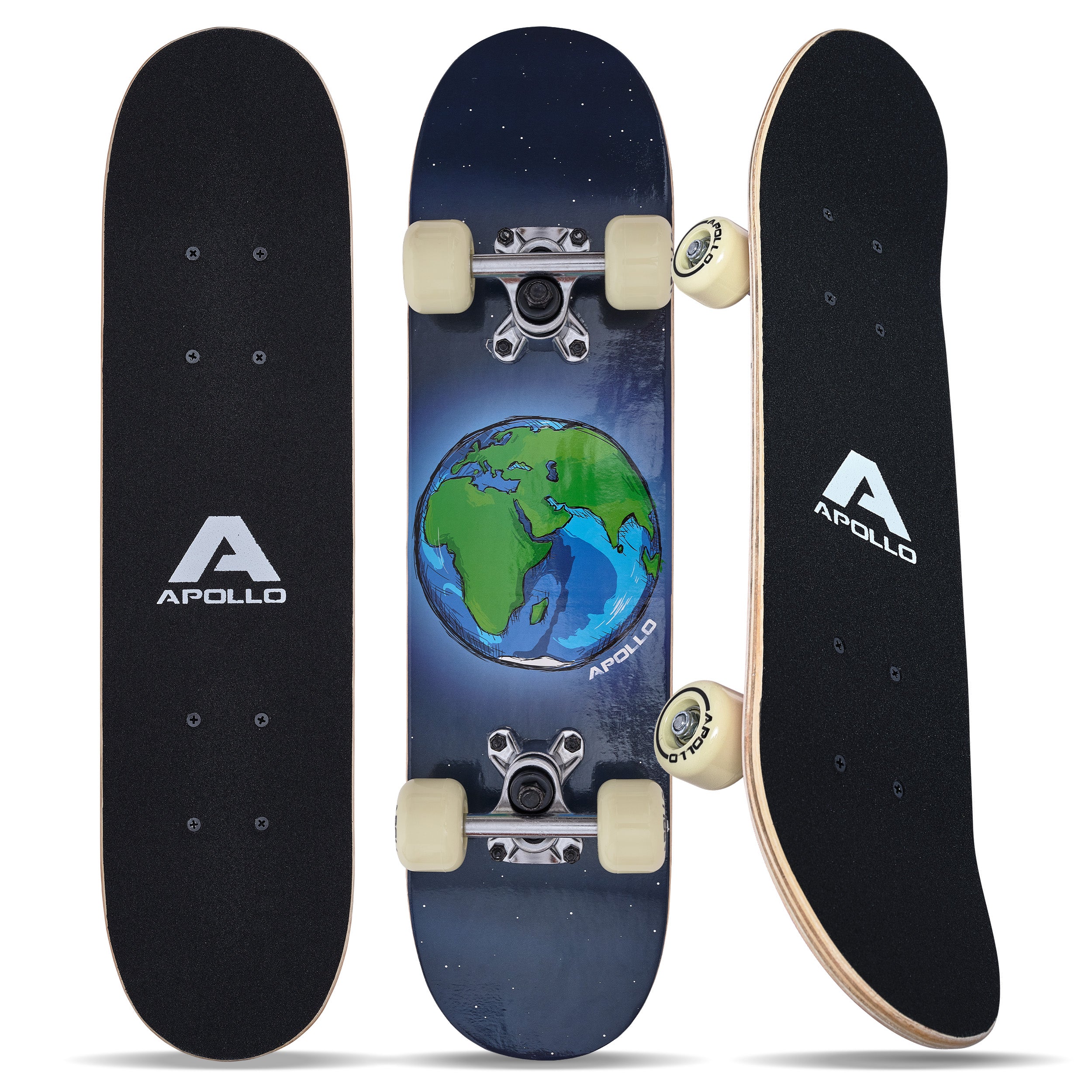 Apollo - Kinder Skateboard - Around the World - 61 cm -