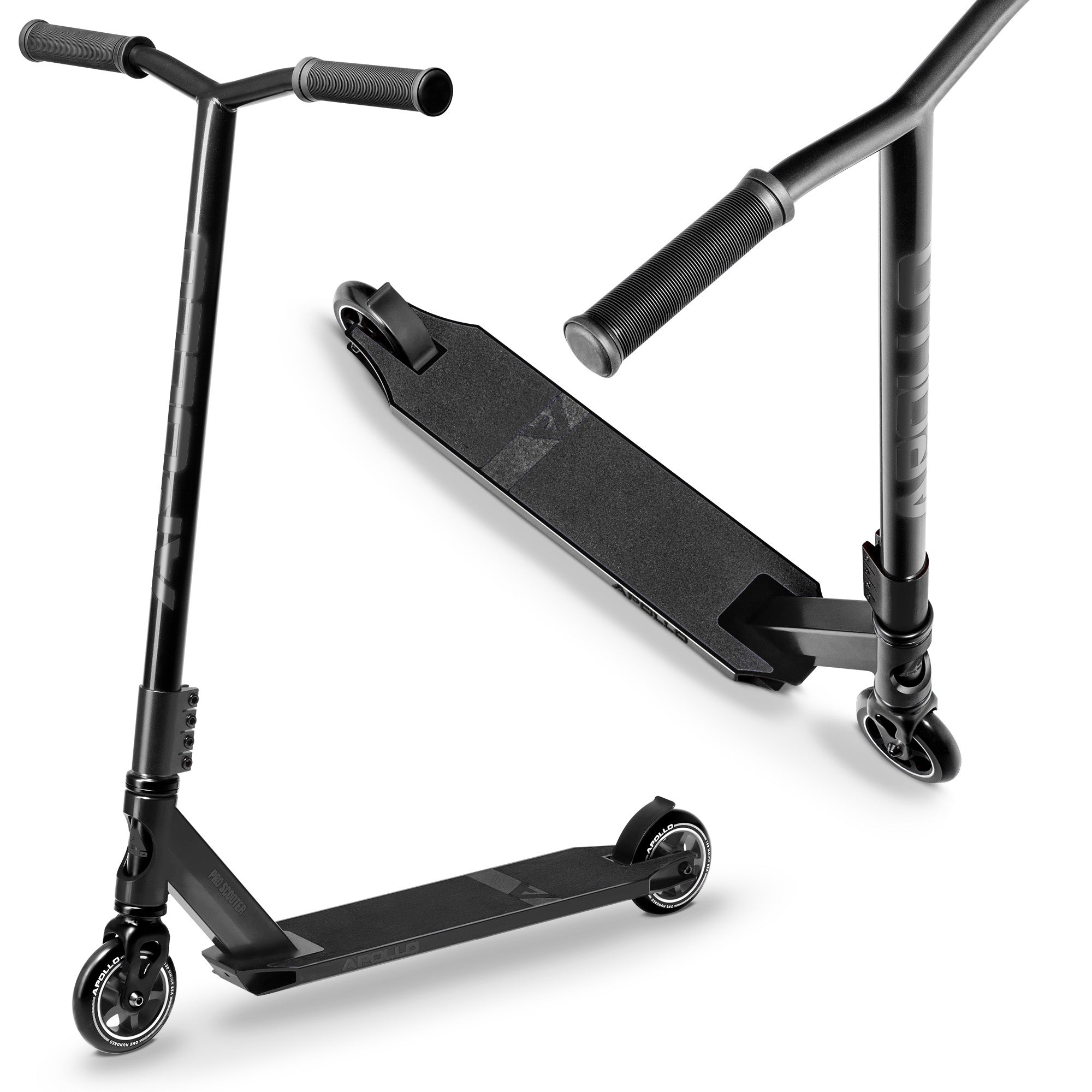 Apollo - Stunt Scooter - Star Pro - HighQuality eloxierter Profi Stunt Scooter - Schwarz