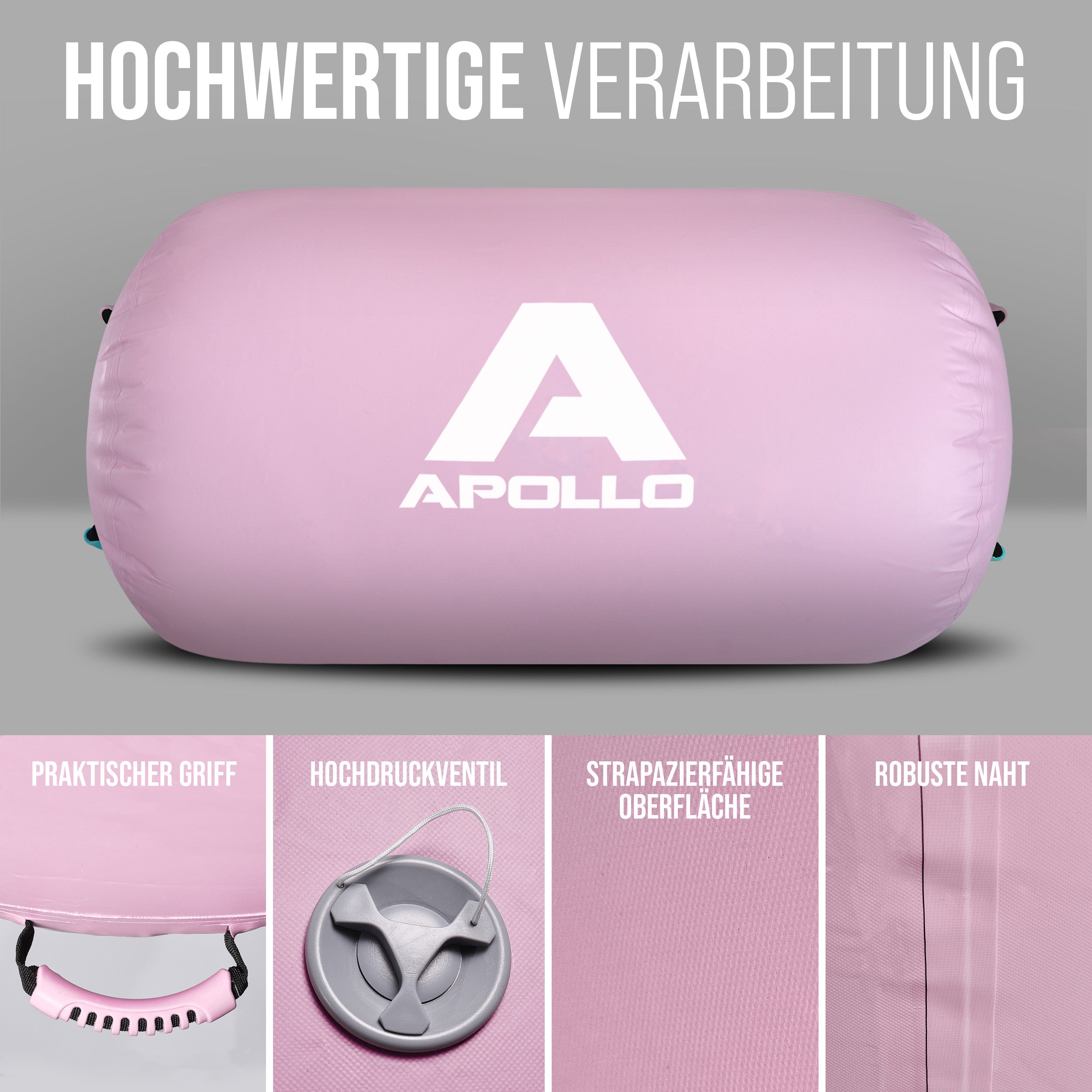 Apollo - Air Roll Pro - Air Tracking Rolle - Pink 120x75