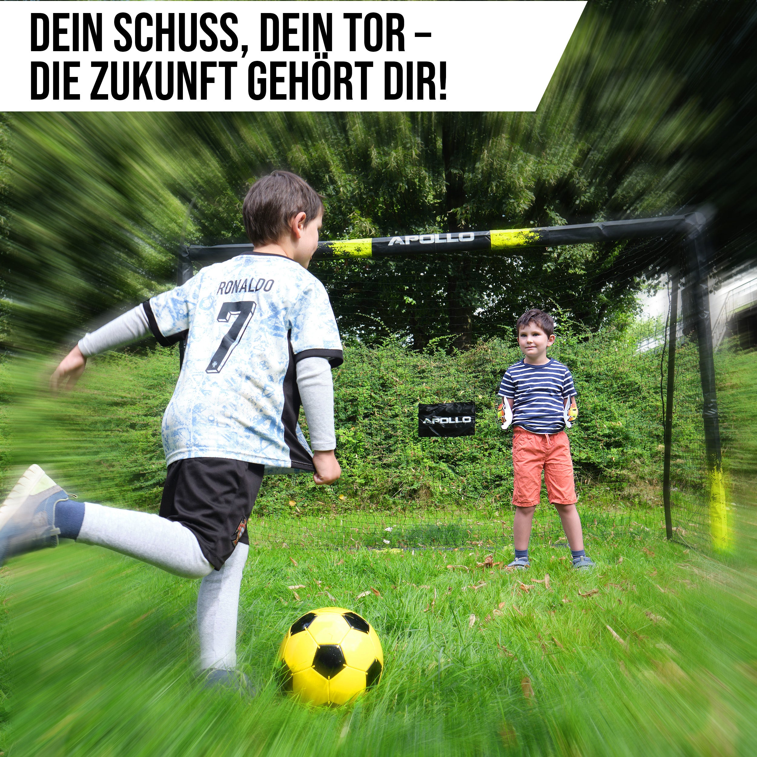 Apollo - Apollo Fußballtor - Goal Master 180 - Gelb -