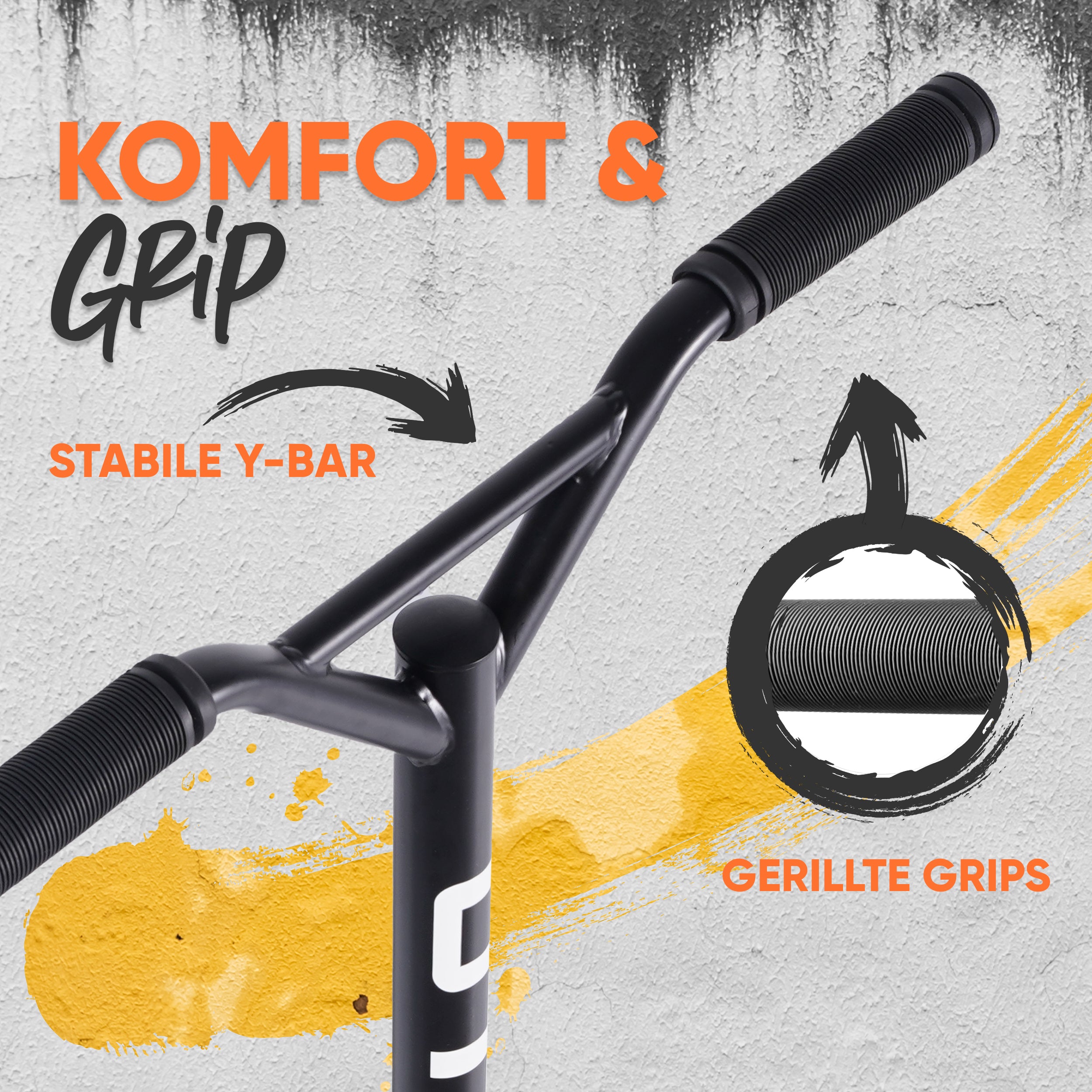 Apollo Funsport - Apollo Stuntscooter Gravity - sportlich, funktional und ideal für Beginner - Black Green