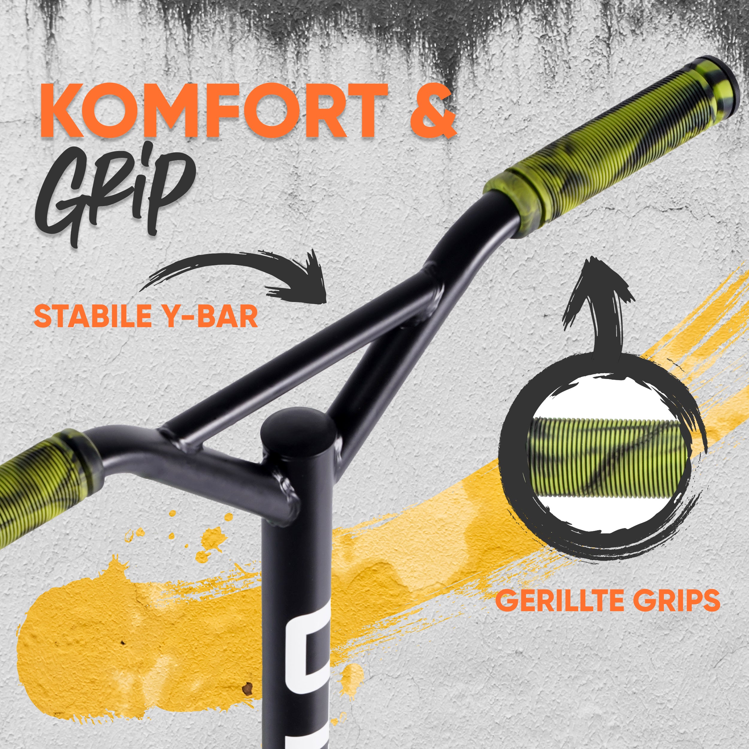 Apollo Funsport - Apollo Stuntscooter Gravity - sportlich, funktional und ideal für Beginner - Green