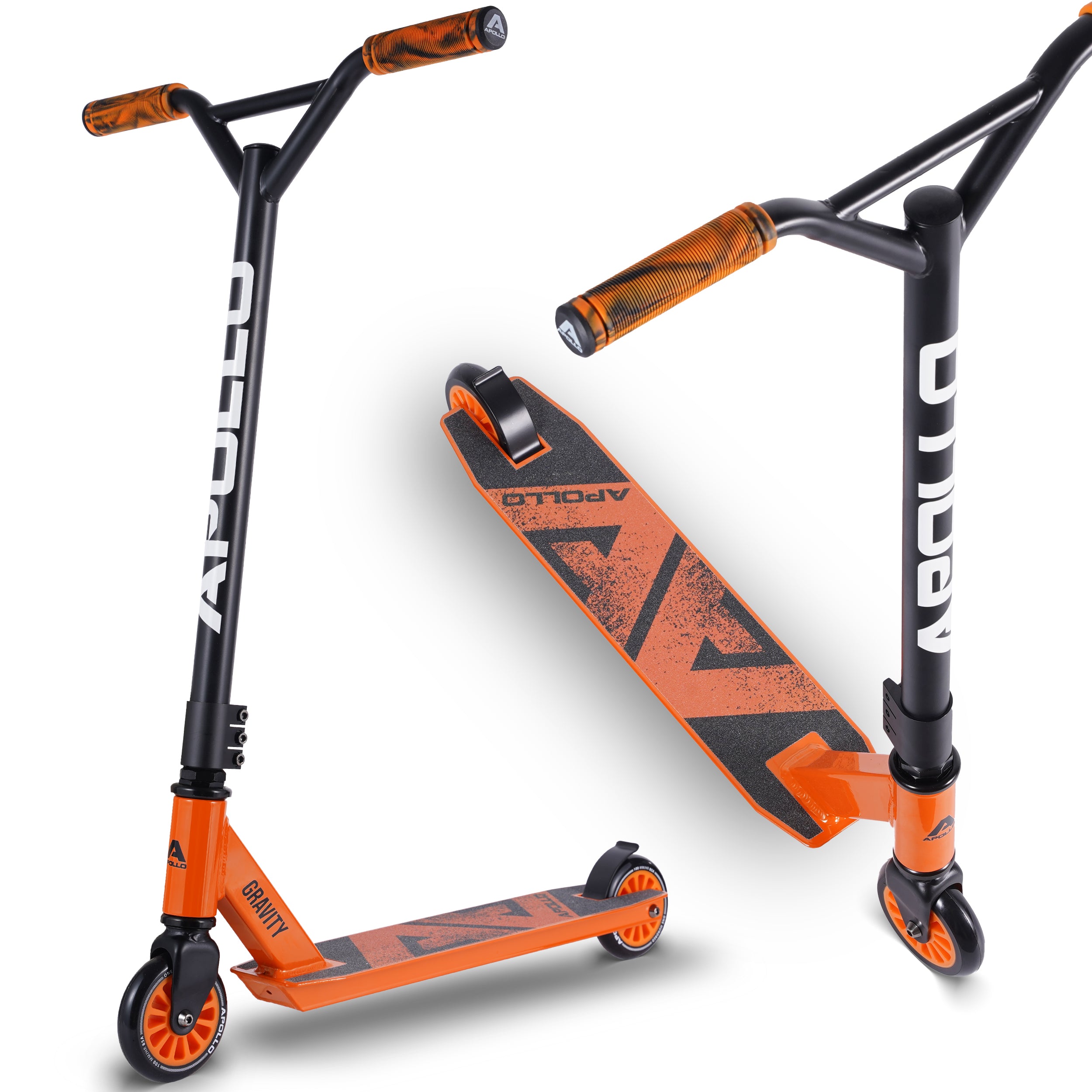 Apollo Funsport - Apollo Stuntscooter Gravity - sportlich, funktional und ideal für Beginner - Orange