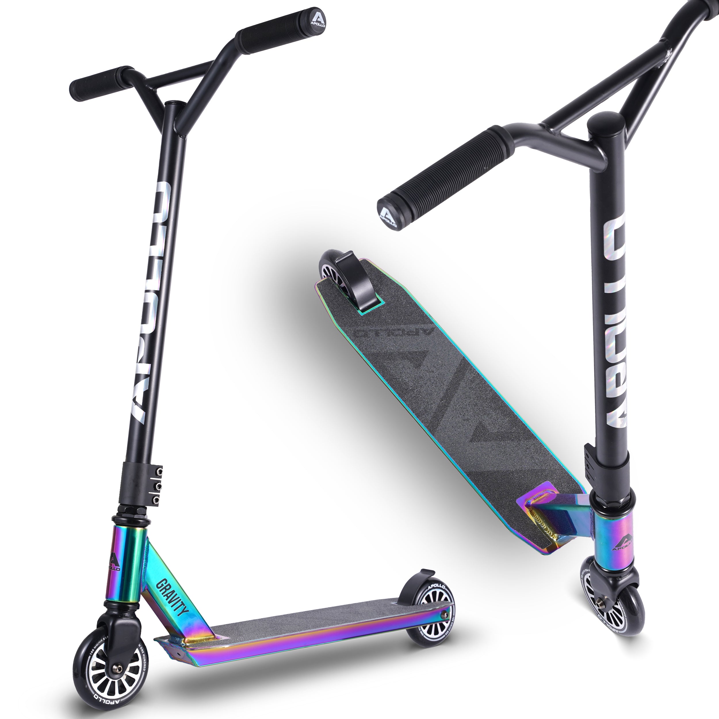 Apollo Funsport - Apollo Stuntscooter Gravity - sportlich, funktional und ideal für Beginner - Rainbow