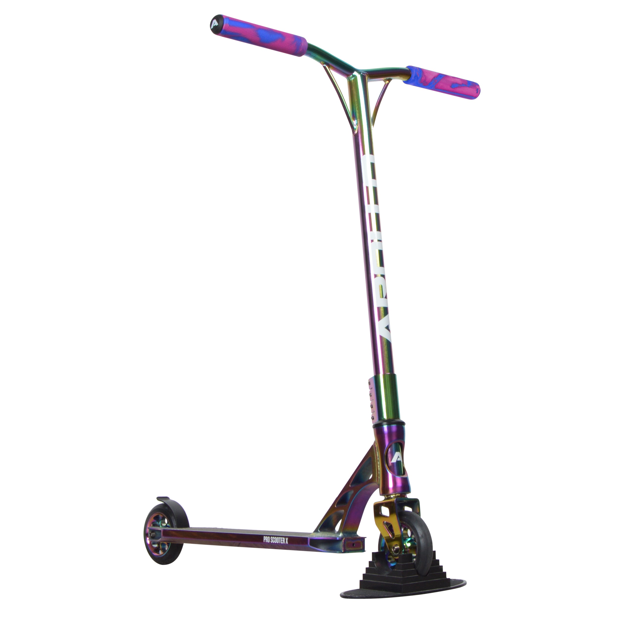 Apollo - Apollo Stunt Scooter Grips 160 mm weiche Lenkergriffe mit Bar Ends - Lila Pink