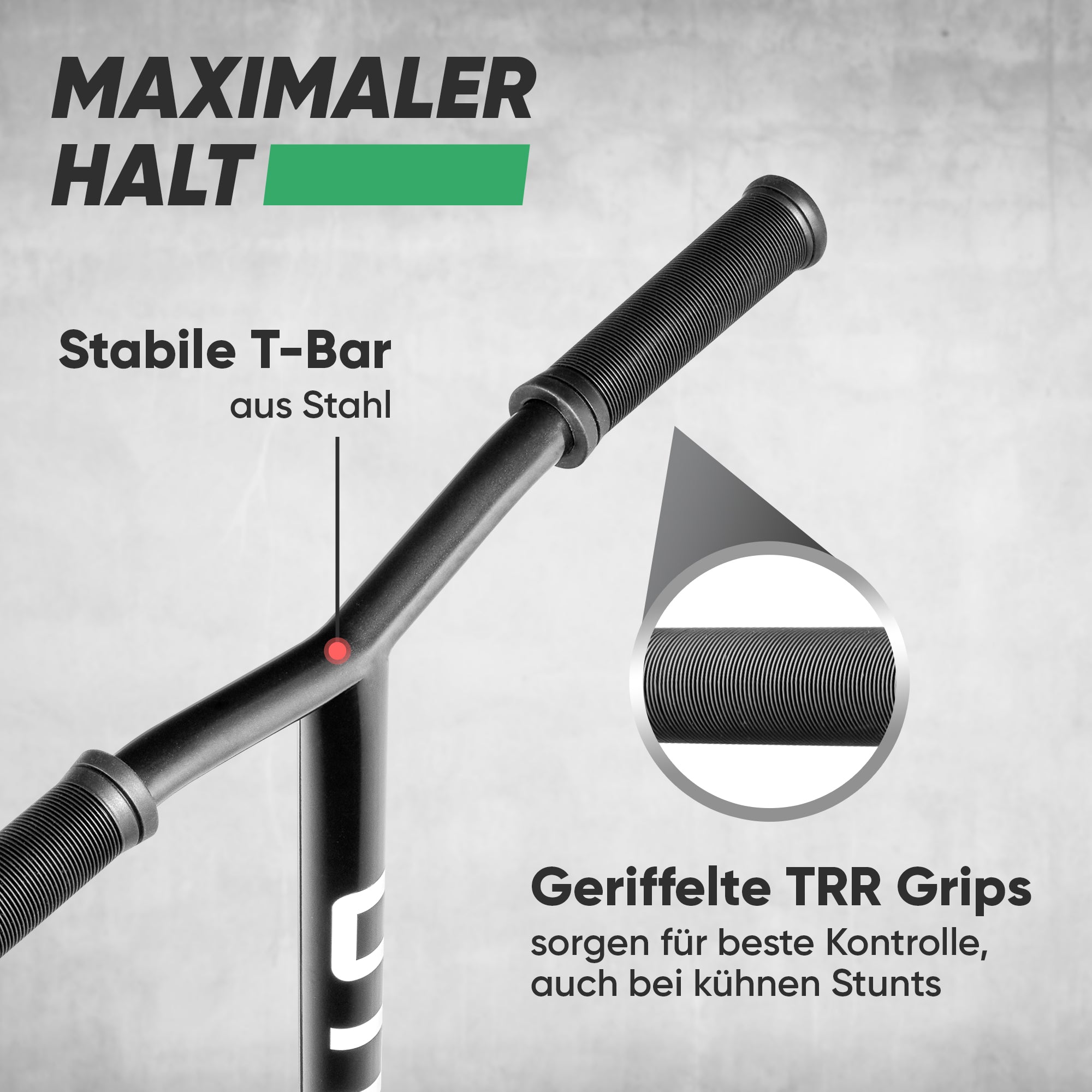 Apollo - Stunt Scooter - Star Pro - HighQuality eloxierter Profi Stunt Scooter - Grün