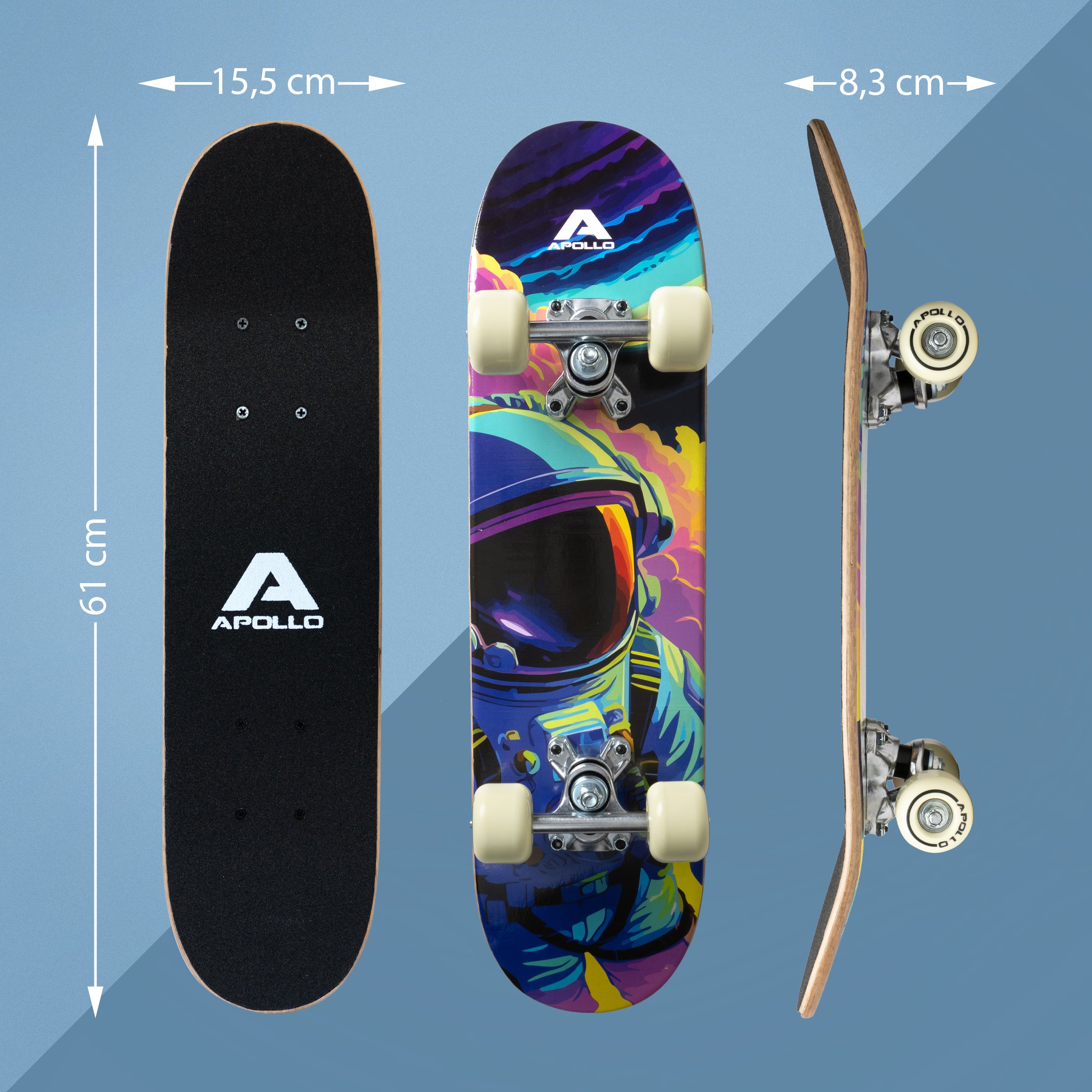 Apollo Funsport - Kinder Skateboard Astronaut - 61 cm -