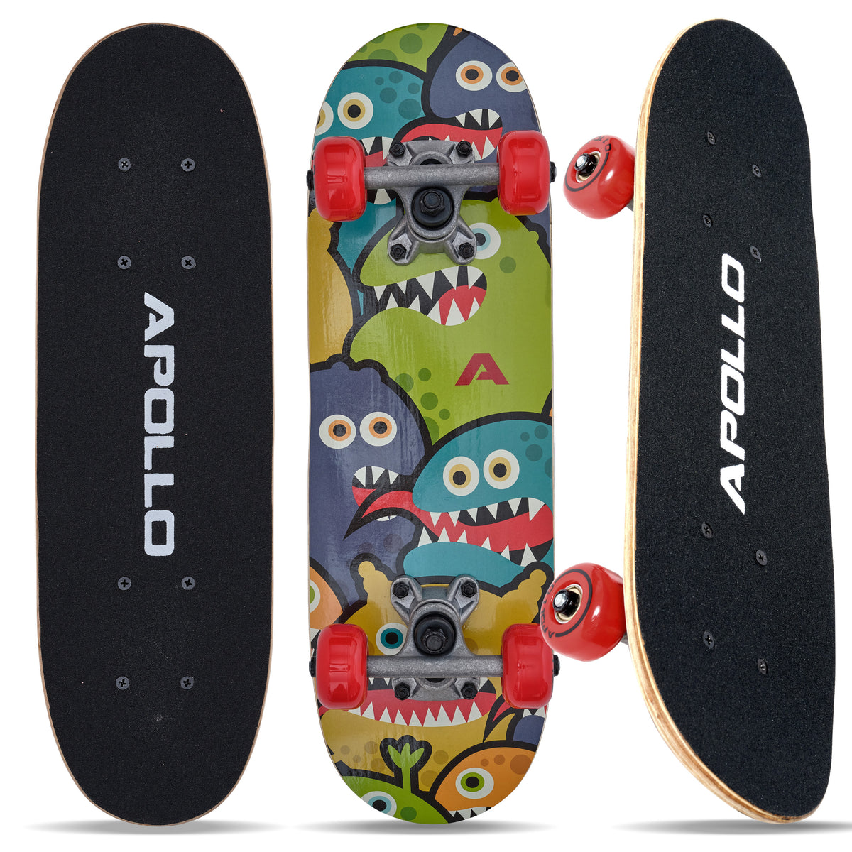 Kinder Skateboard Monsterskate 51 cm Apollo Funsport