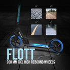 Apollo - Klappbarer City Roller für Kinder "Phantom" höhenverstellbarer Tretroller - Stars