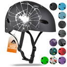 Apollo - Skatehelm, Multi Sport Helm Herren, Damen, Kinder, Kinderfahrradhelm verstellbar - Broken