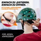 Apollo - Skatehelm, Multi Sport Helm Herren, Damen, Kinder, Kinderfahrradhelm verstellbar - Stars