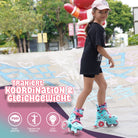 Apollo Funsport - Apollo Kids My 1st Skates - verstellbare Rollschuhe (Größe 26–30) für Kinder - Mint