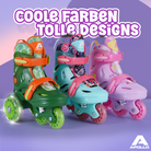 Apollo Funsport - Apollo Kids My 1st Skates - verstellbare Rollschuhe (Größe 26–30) für Kinder - Pink