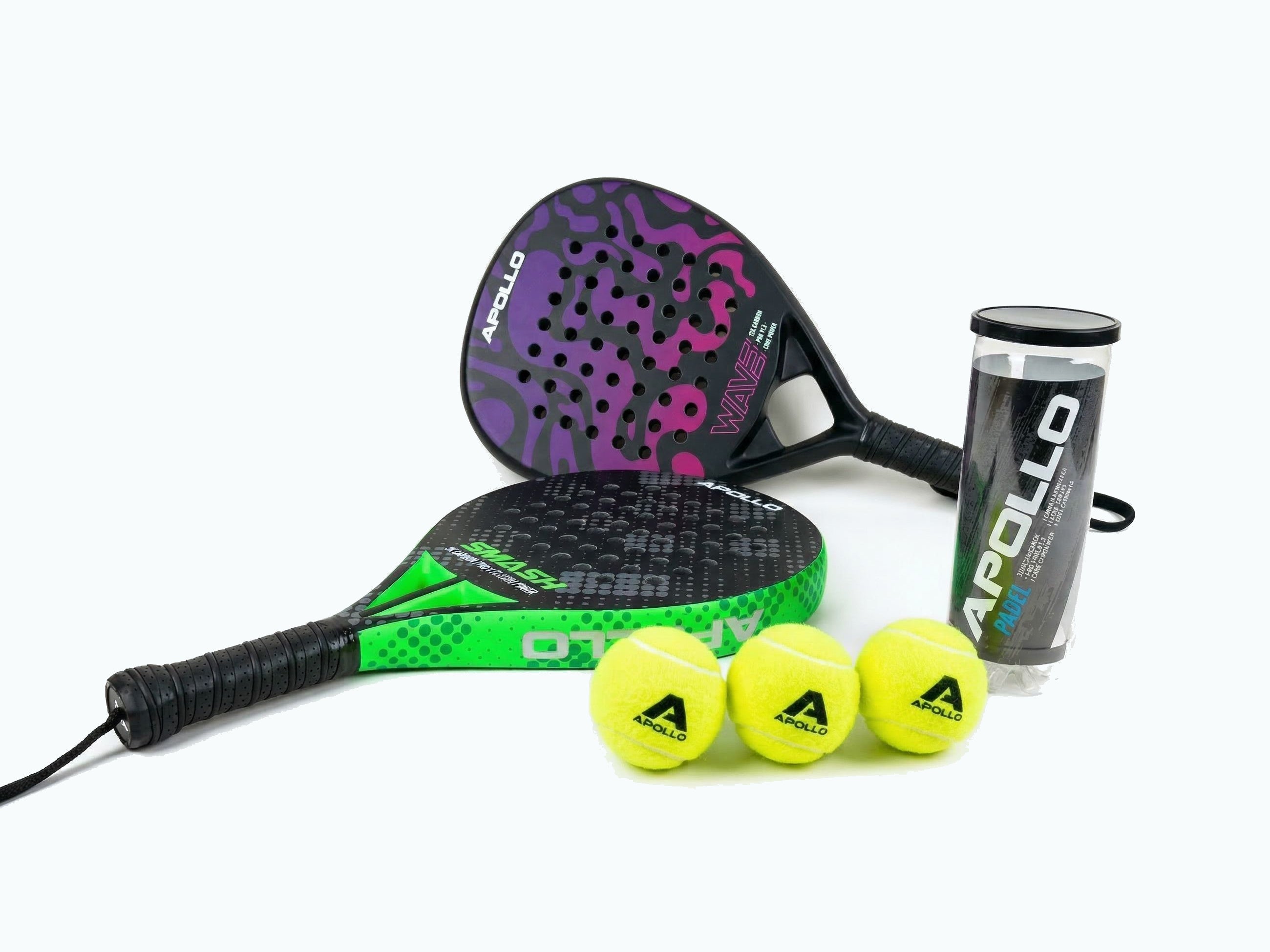 Apollo Funsport - Padel Bälle - 3er Set für Padel-Tennis -