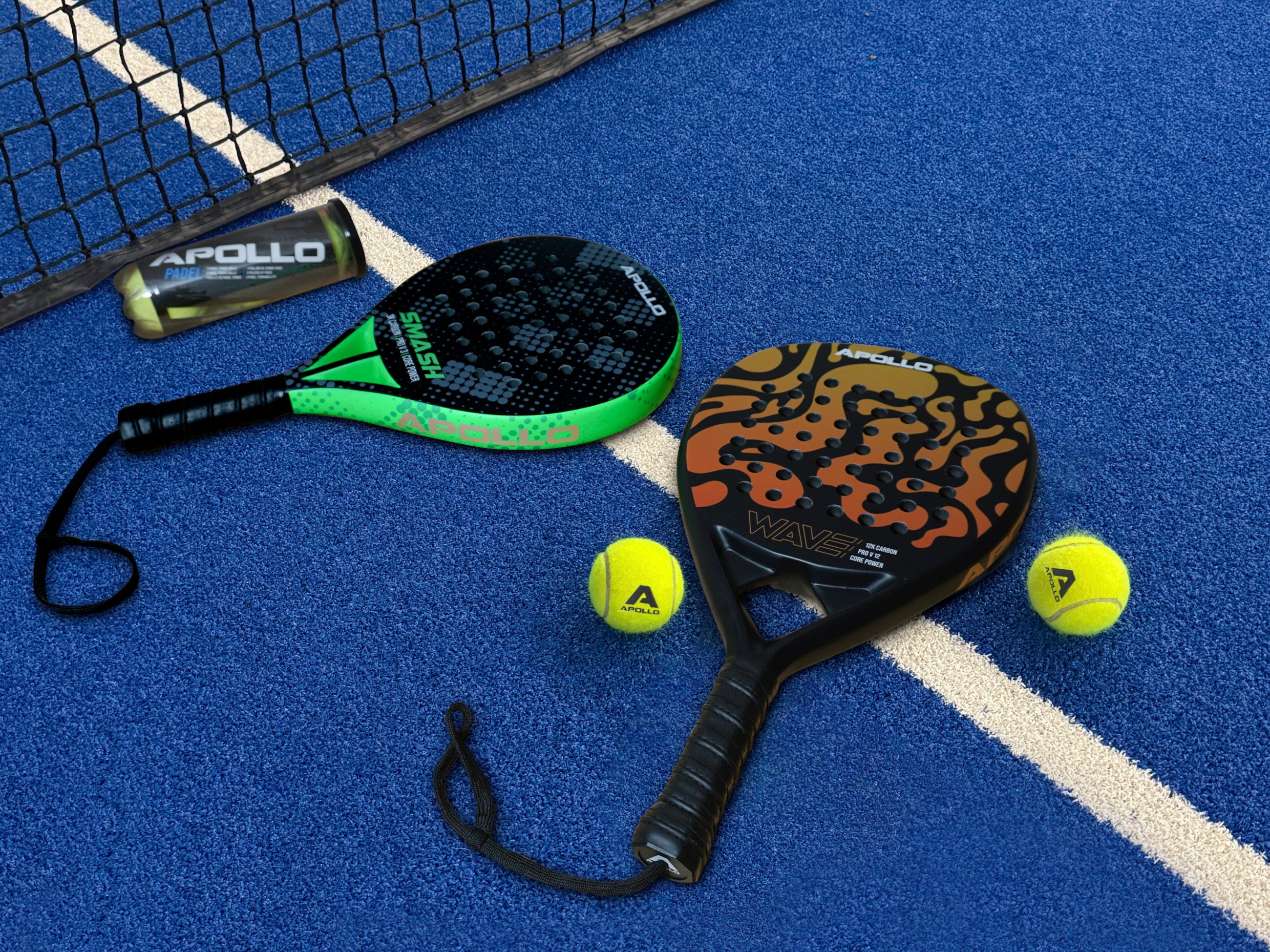 Apollo Funsport - Padel Bälle - 3er Set für Padel-Tennis -
