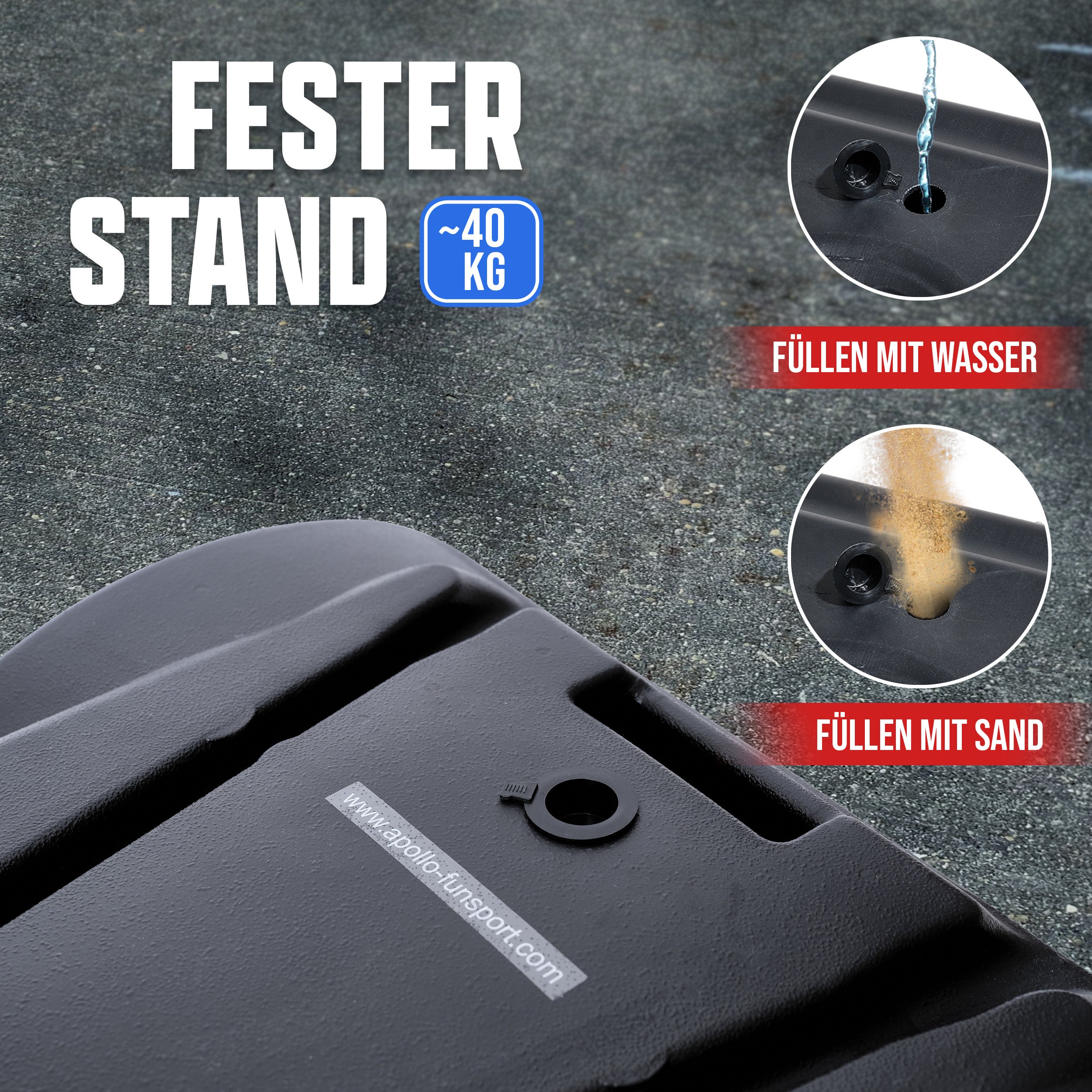 Apollo - Apollo Basketballkorb mit Ständer und Rollen - Graffiti