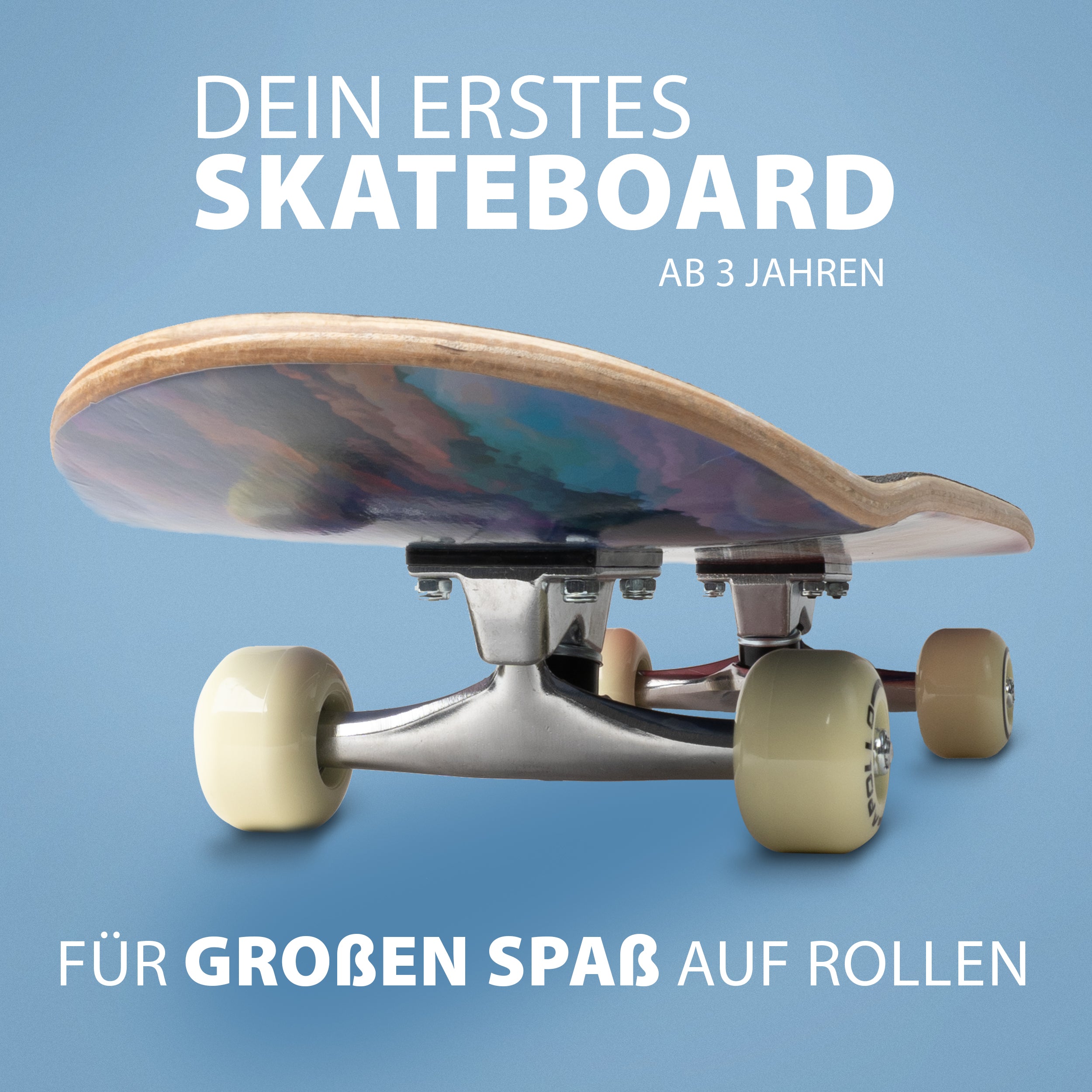 Apollo Funsport - Kinder Skateboard - Color Nebula - 71 cm -