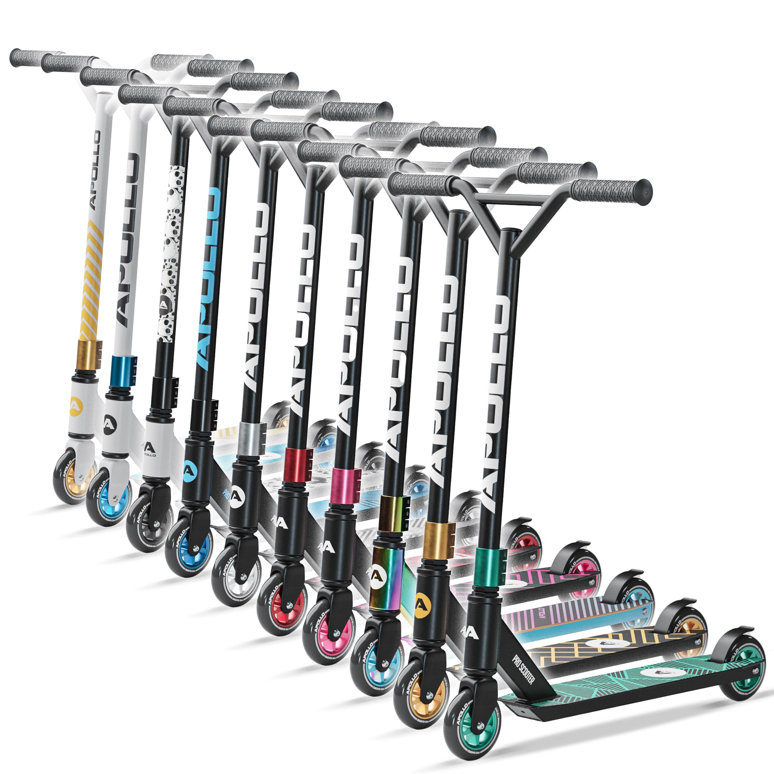 Apollo - Stunt Scooter - Genius Pro Robuster Kinder Scooter mit ABEC 9 Kugellager -