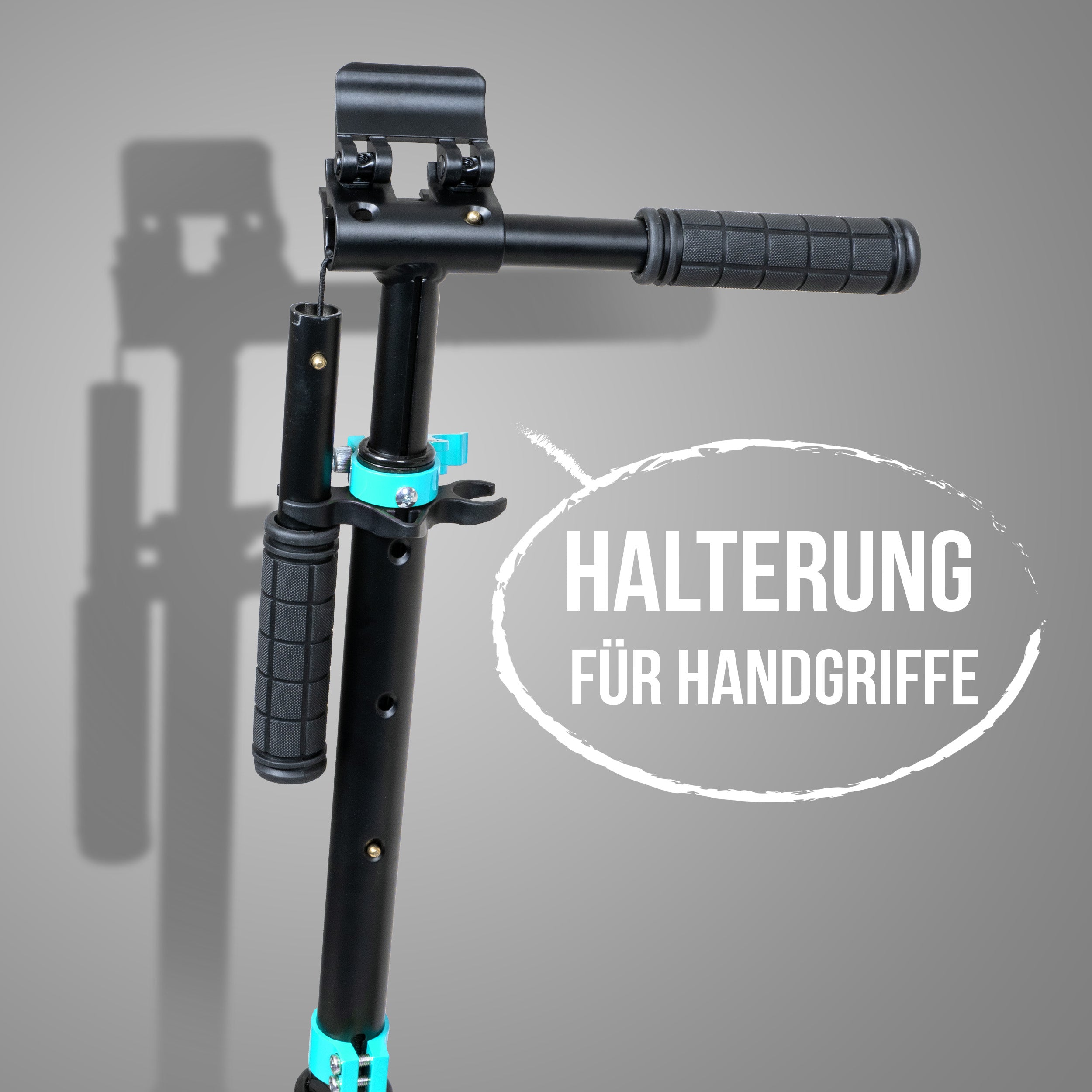 Apollo - Apollo Scooter - "Hurricane" City-Scooter mit Federung - Schwarz Mint