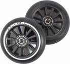 Apollo - Stunt Scooter 100mm ALU / PP Core Wheel Set - Schwarz - PP-Core