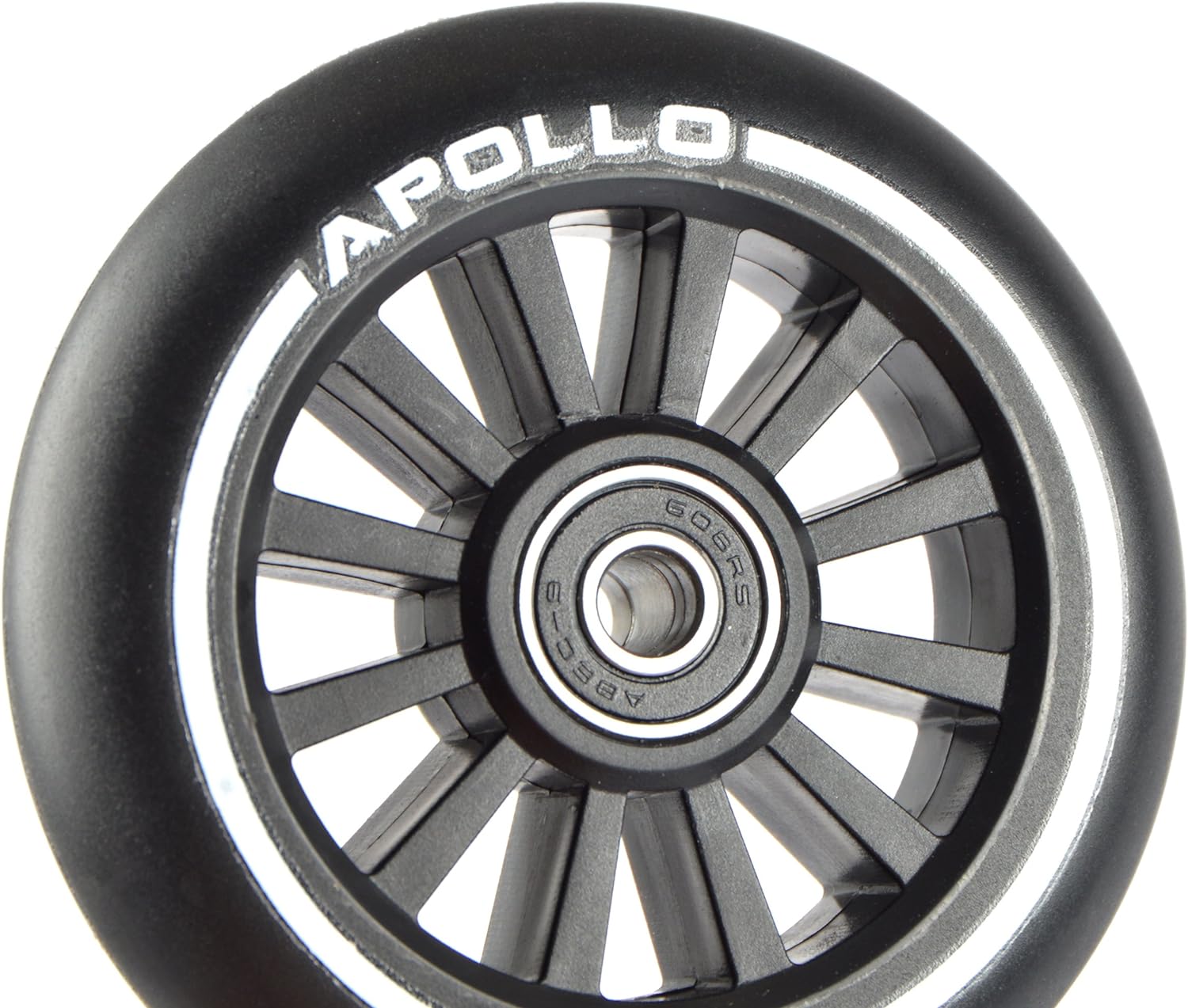 Apollo - Stunt Scooter 100mm ALU / PP Core Wheel Set - Schwarz - PP-Core