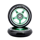 Apollo - Stunt Scooter 100mm ALU / PP Core Wheel Set - Grün - ALU Core