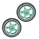 Apollo - Stunt Scooter 100mm ALU / PP Core Wheel Set - Grün - ALU Core