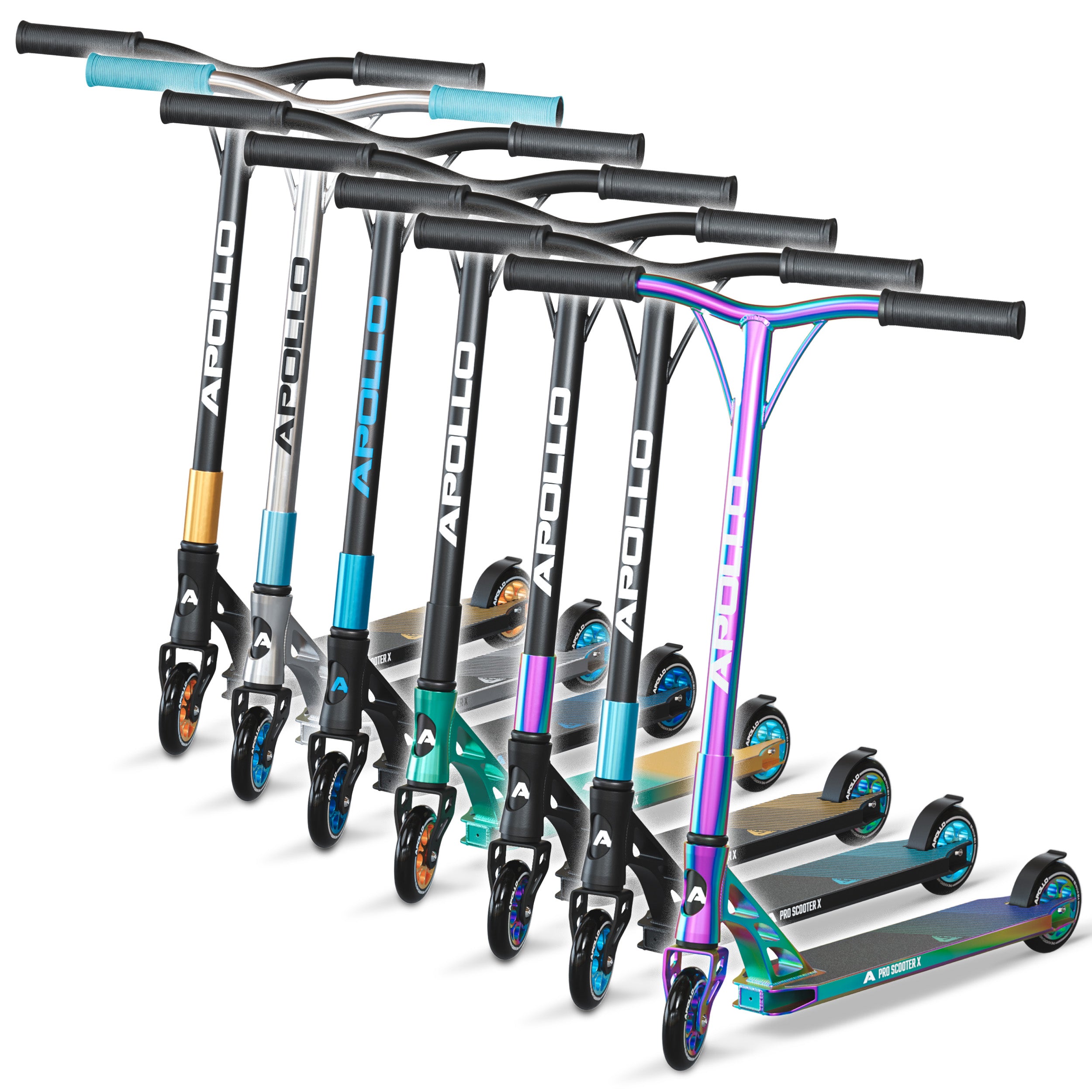Apollo - High End Stunt Scooter - Genesis Pro X Stuntscooter mit ABEC 9 Kugellagern -