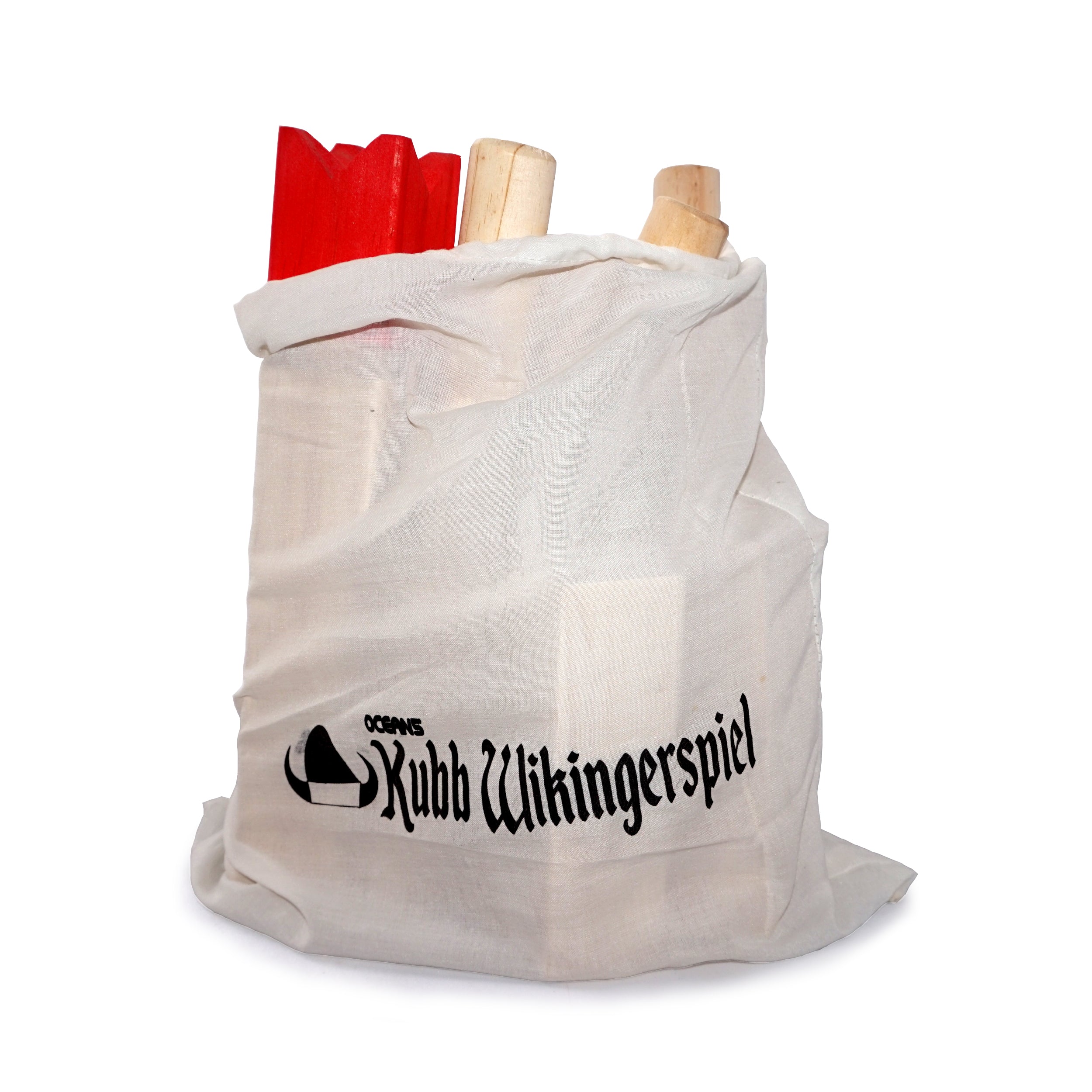 Ocean5 - Kubb - Original Wikinger Wurfspiel - Holz Schach Kegel Spiel von Ocean5 - Kubb - Rot - 30 x 5,2 cm (H B)