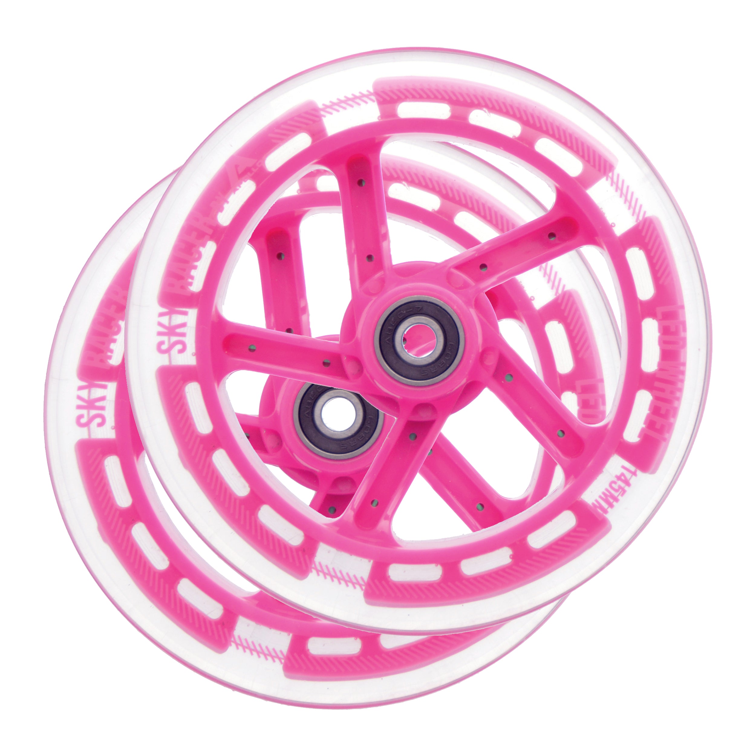 Apollo - Ersatzräderset für Skyracer - 145 mm Wheel Set - von Apollo - Pink