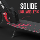 Apollo - Klappbarer City Roller für Kinder "Phantom" höhenverstellbarer Tretroller - Rot