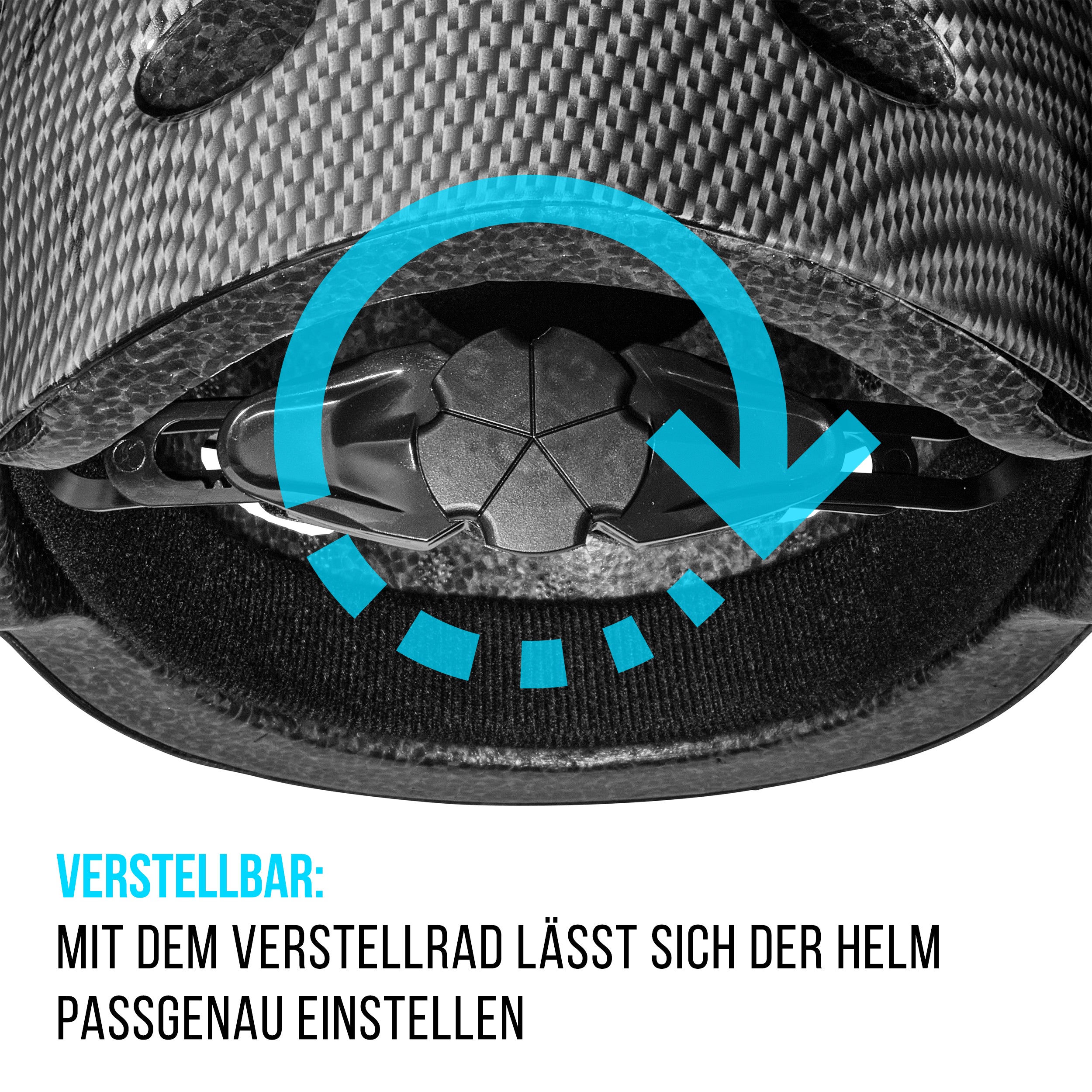 Apollo - Skaterhelm Herren, Damen und Kinder, Kinderfahrradhelm verstellbar Bright Carbon -
