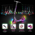 Apollo - Klappbarer City Roller für Kinder "Phantom" höhenverstellbarer Tretroller - Starlight