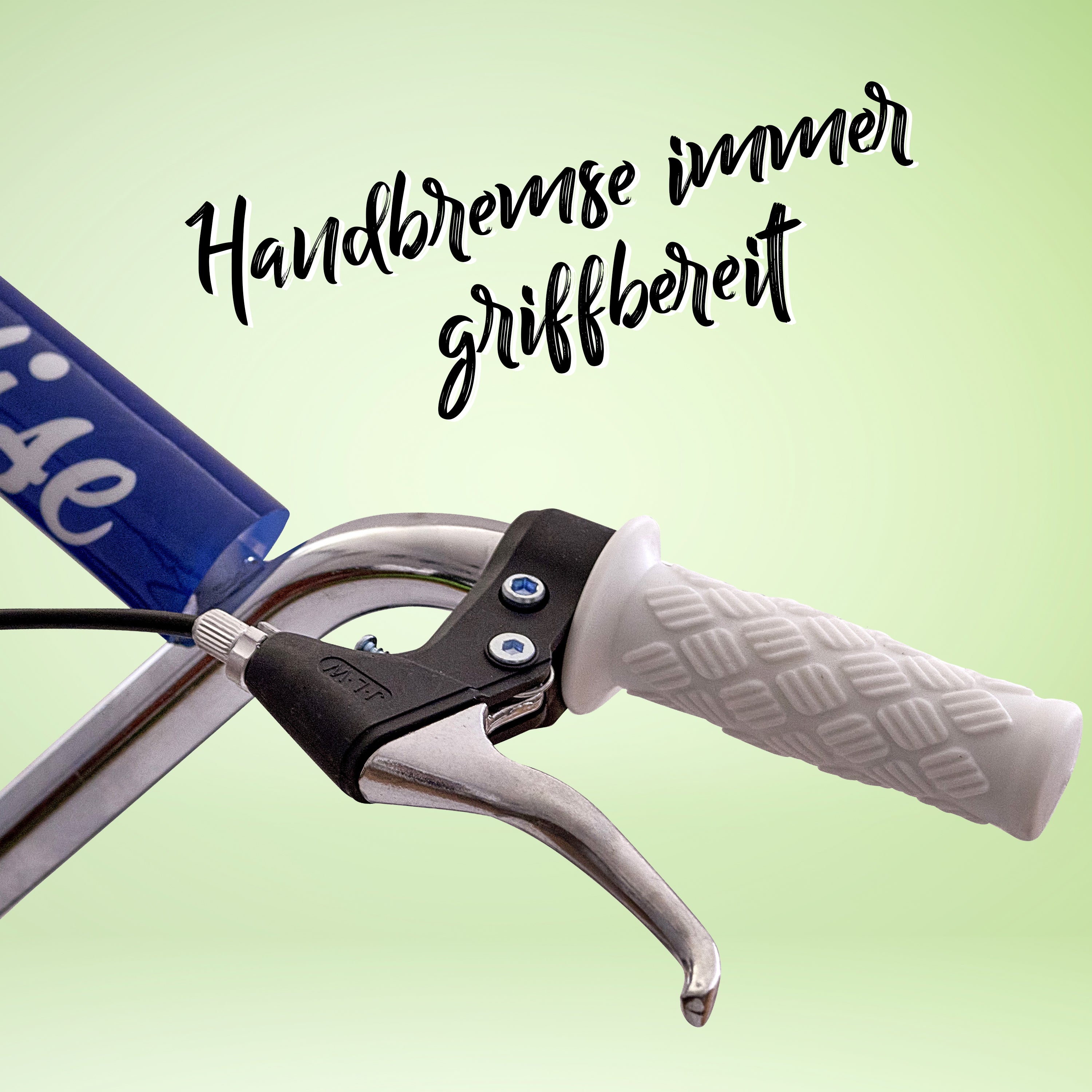 Apollo - Retro Scooter Paradise Roller mit Luftreifen 12,5 Zoll - Blau