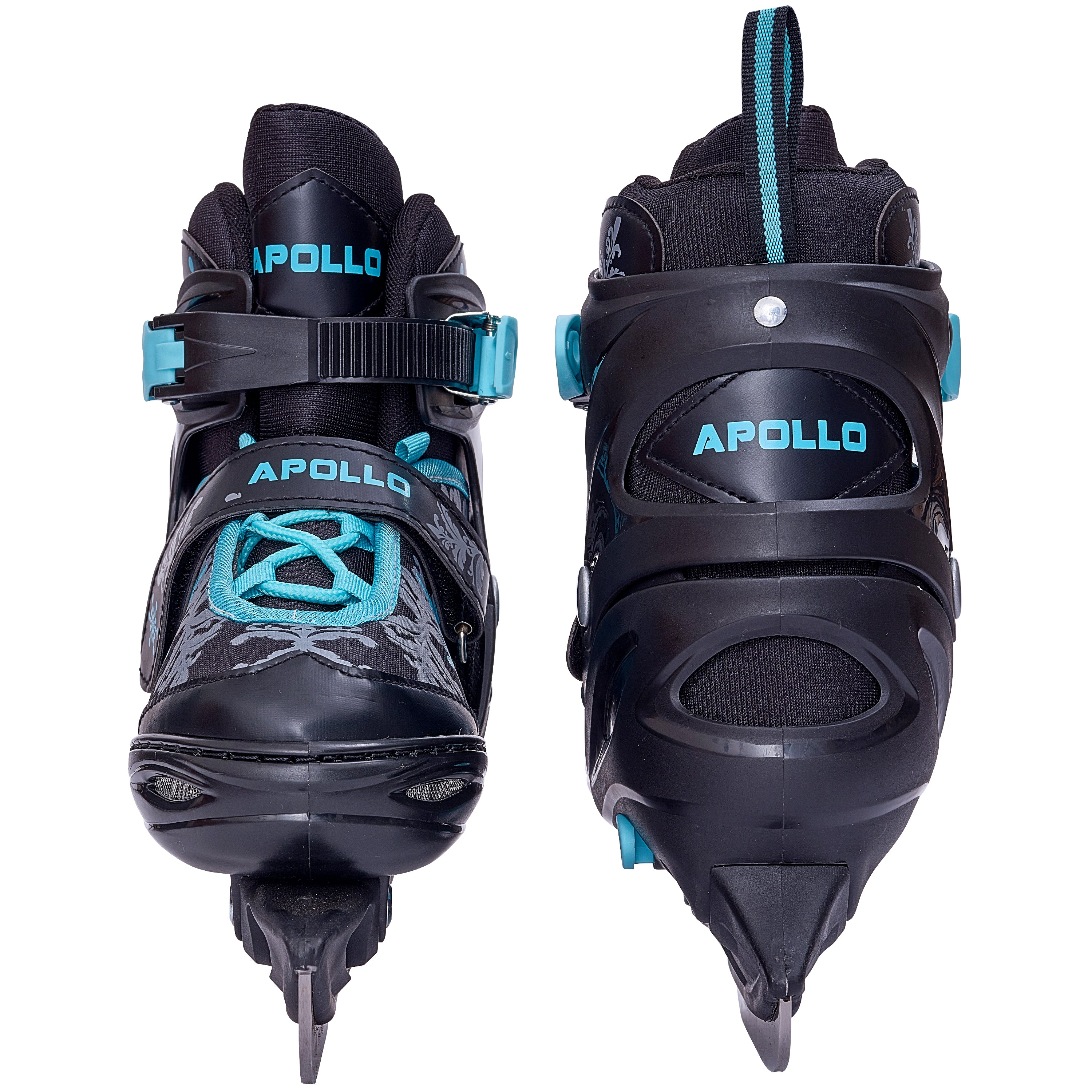 Apollo - Ice Skates X Pro verstellbare Schlittschuhe für Damen & Kinder - Schwarz/Mint -