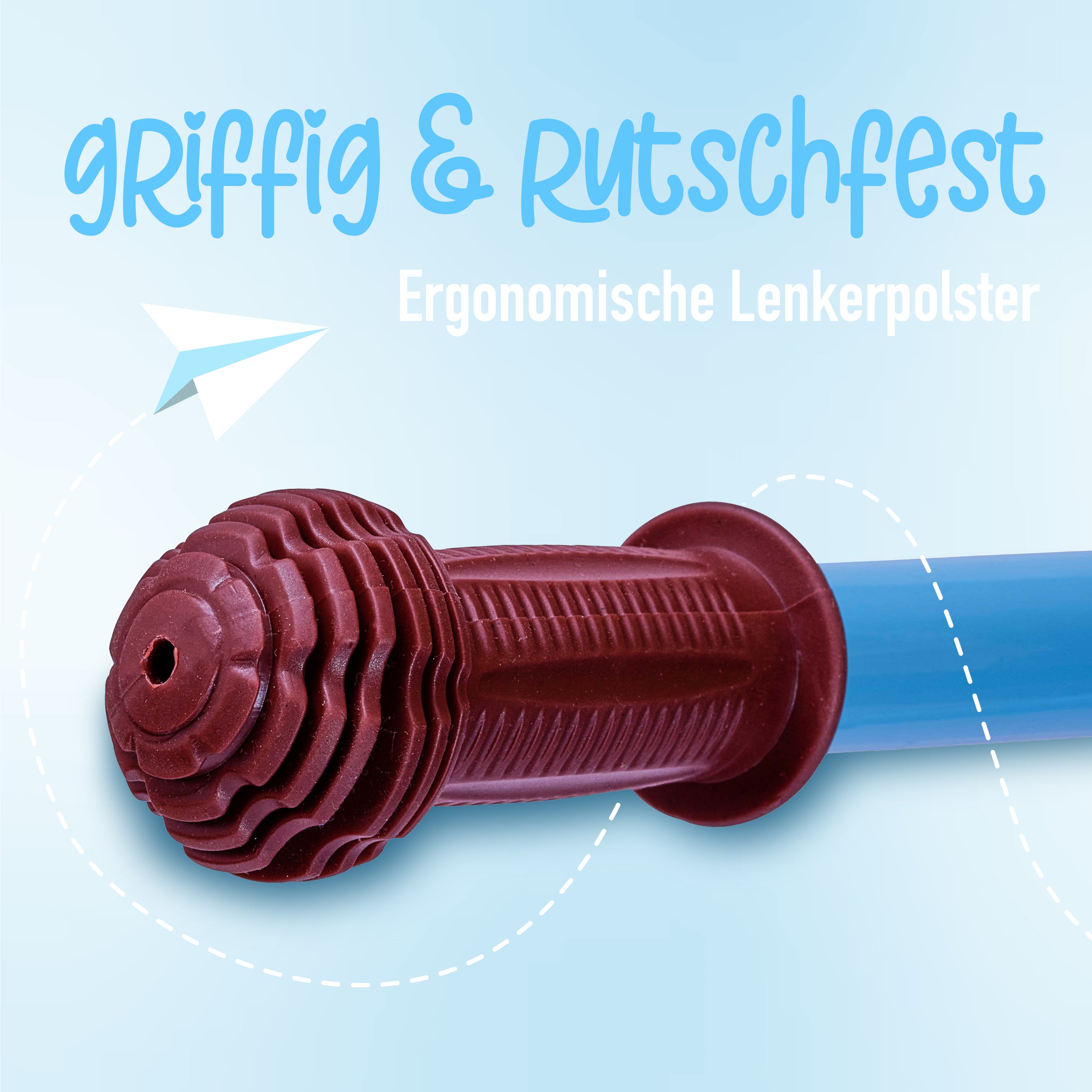 Apollo - Aviator Laufrad, sicheres Laufrad 12 Zoll - Hellblau