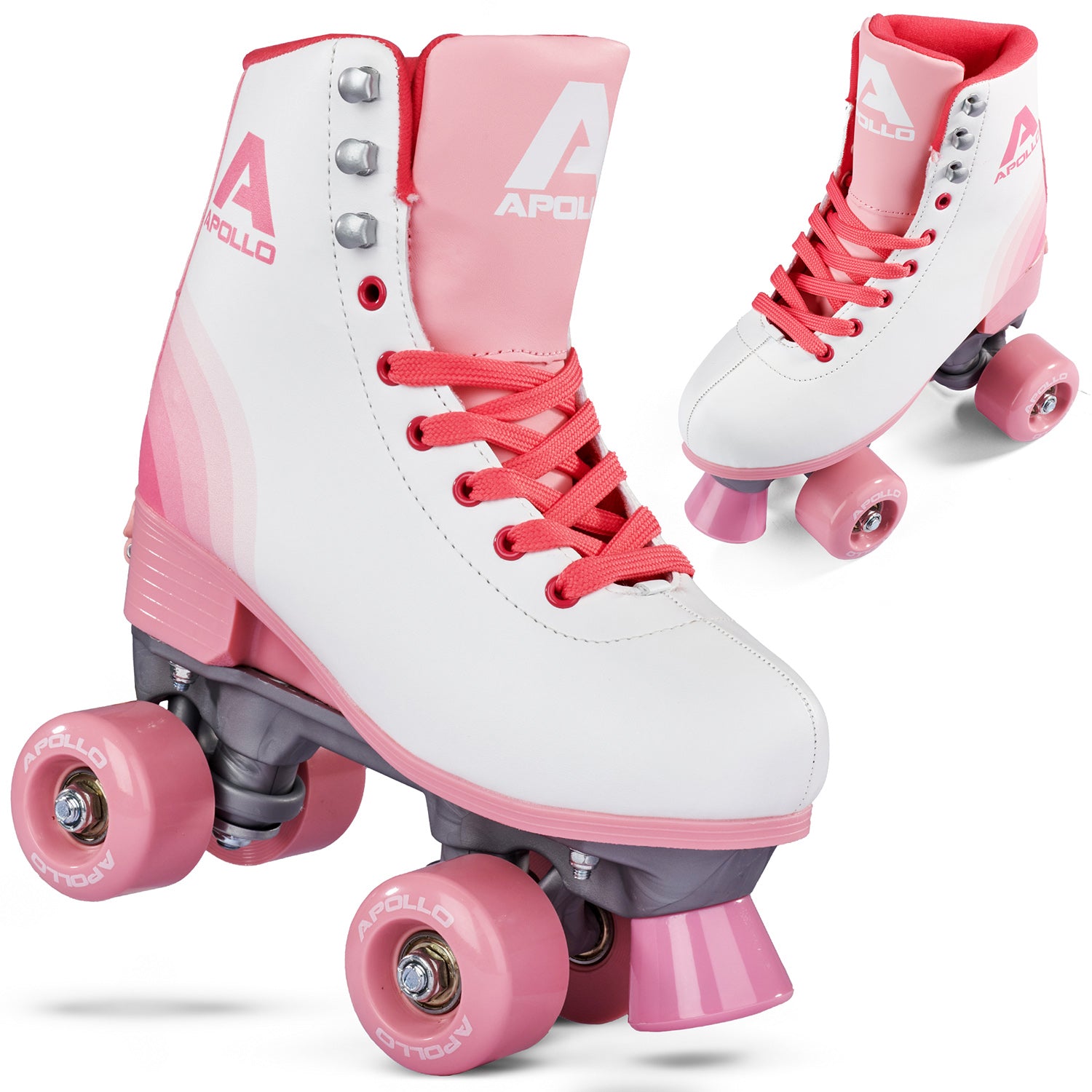 Apollo - Disco Roller, Classic Roller Rollschuhe für Kinder und Erwachsene - Blossom -