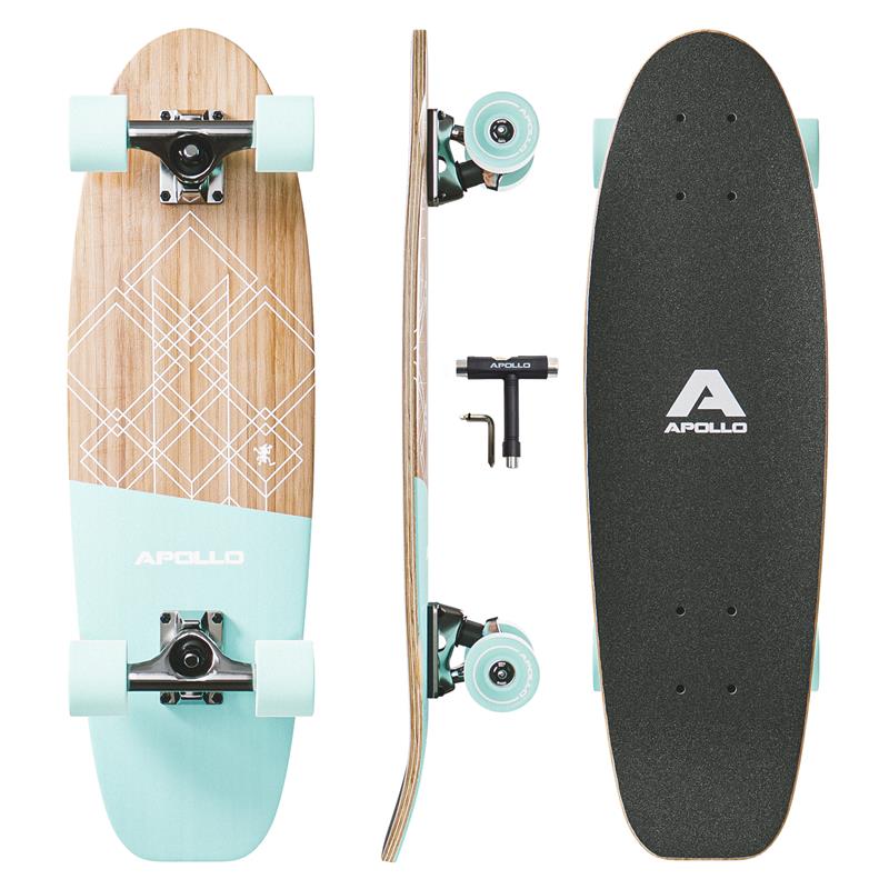 Apollo - Mini - Longboard - Savaii - 27" Midi Cruiser als Komplett-Board -