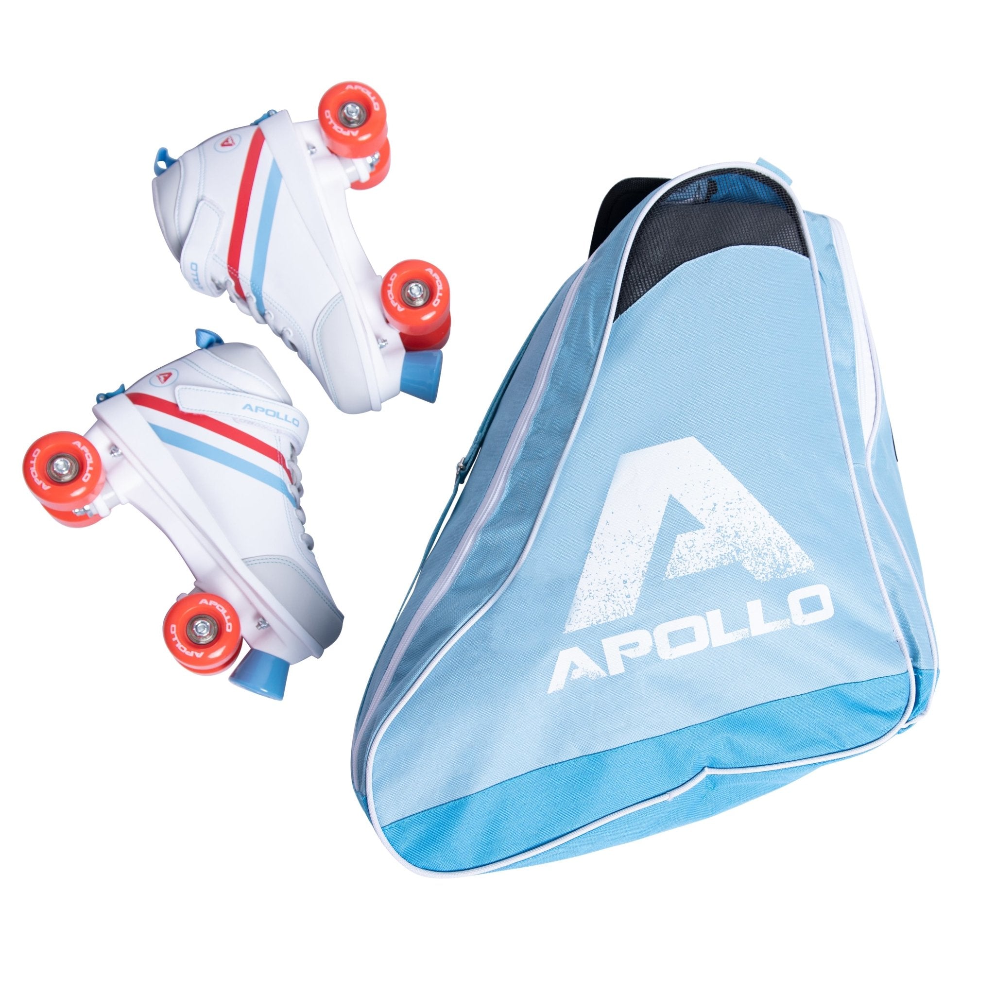 Apollo Funsport - Apollo Skate Bag praktische Tasche für Schlittschuhe und Rollsport - Mint Blau