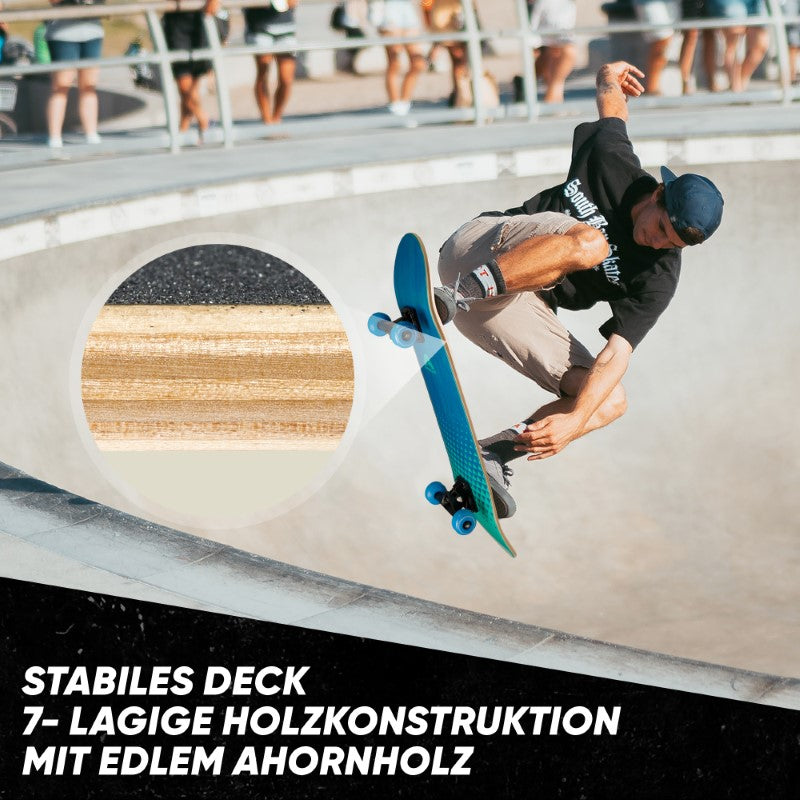 Apollo - Skateboard - Fresh - 7-lagiges Holz-Komplettboard mit ABEC 7 von Apollo -