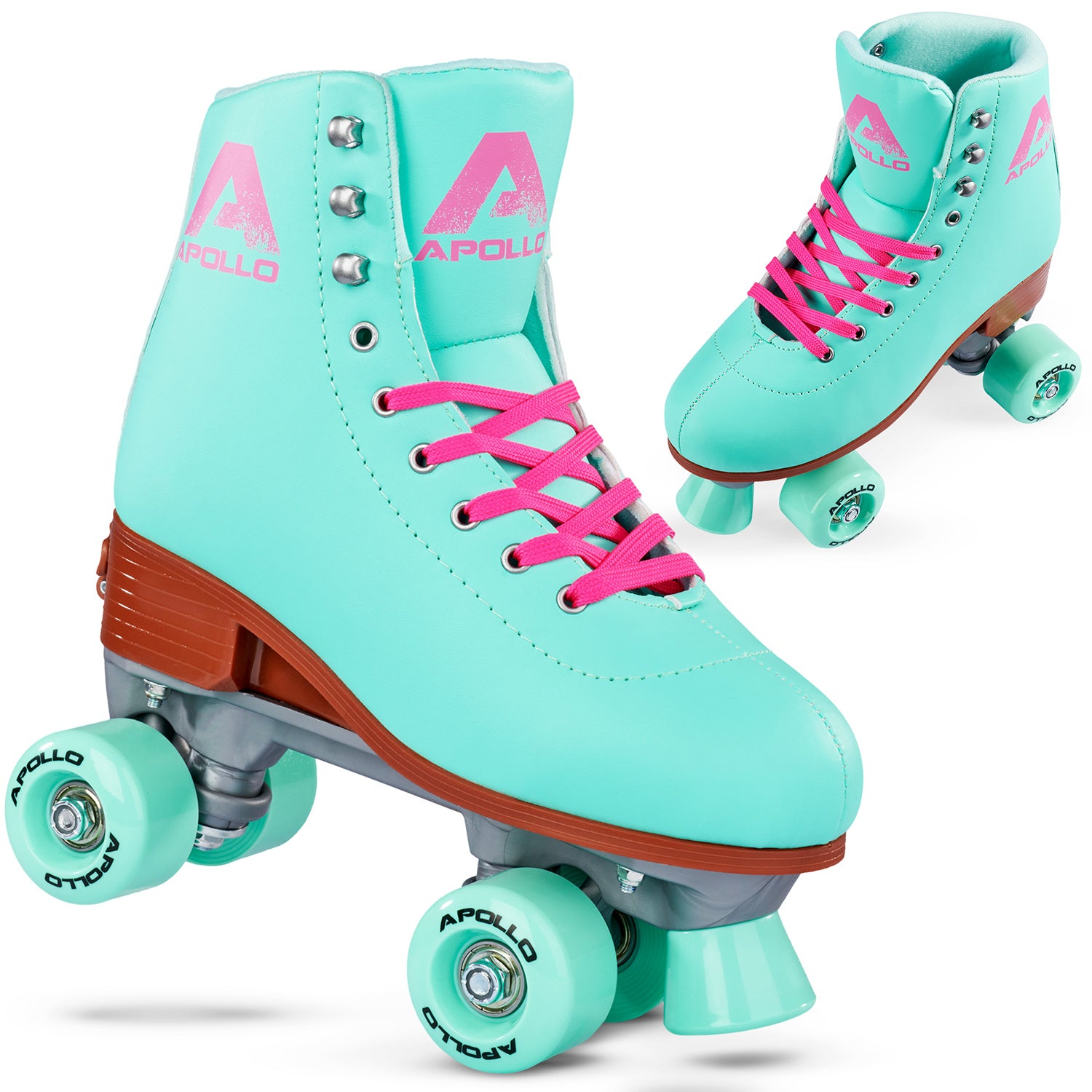 Apollo - Classic Roller Rollschuhe für Kinder und Erwachsene - Lagoon -