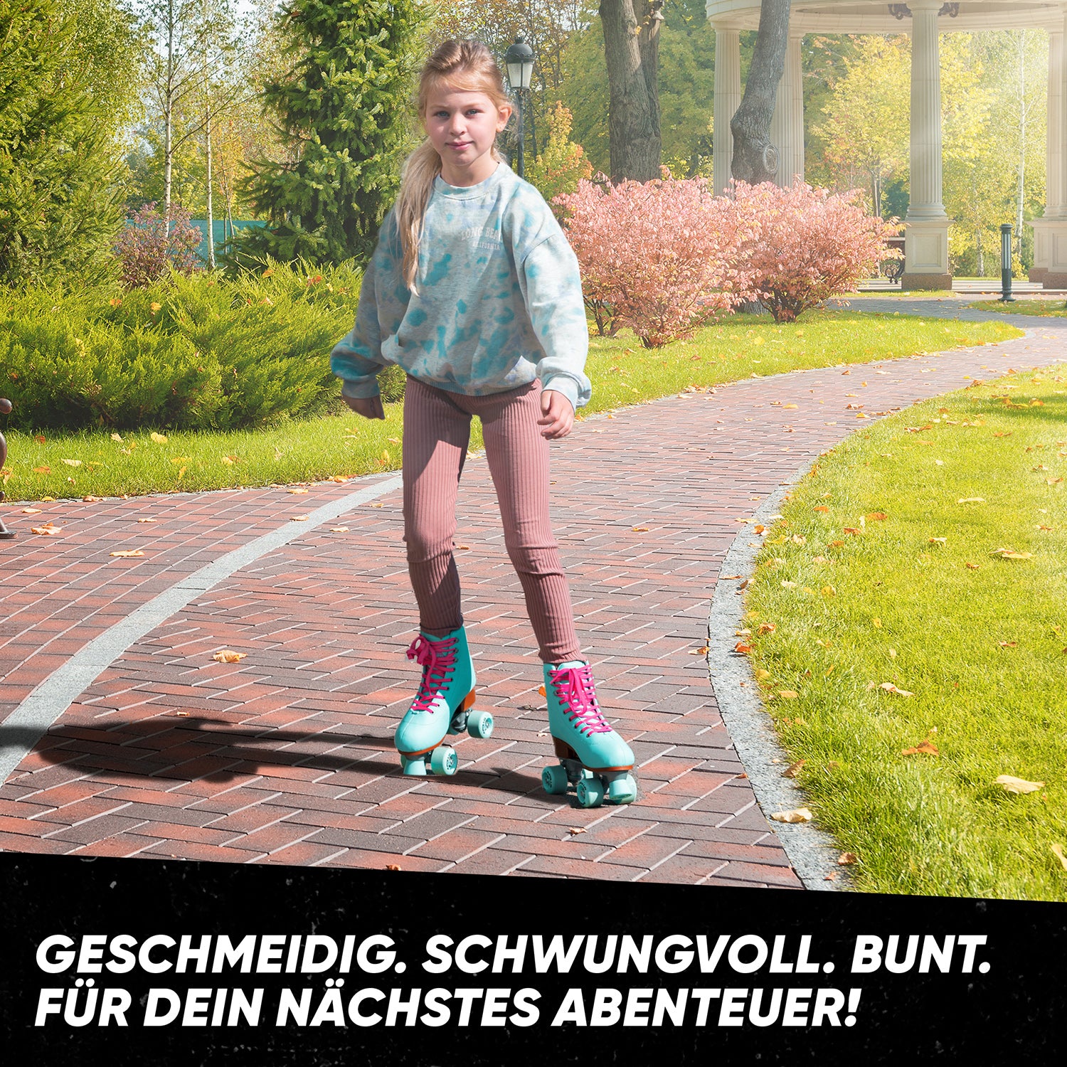 Apollo - Classic Roller Rollschuhe für Kinder und Erwachsene - Lagoon -