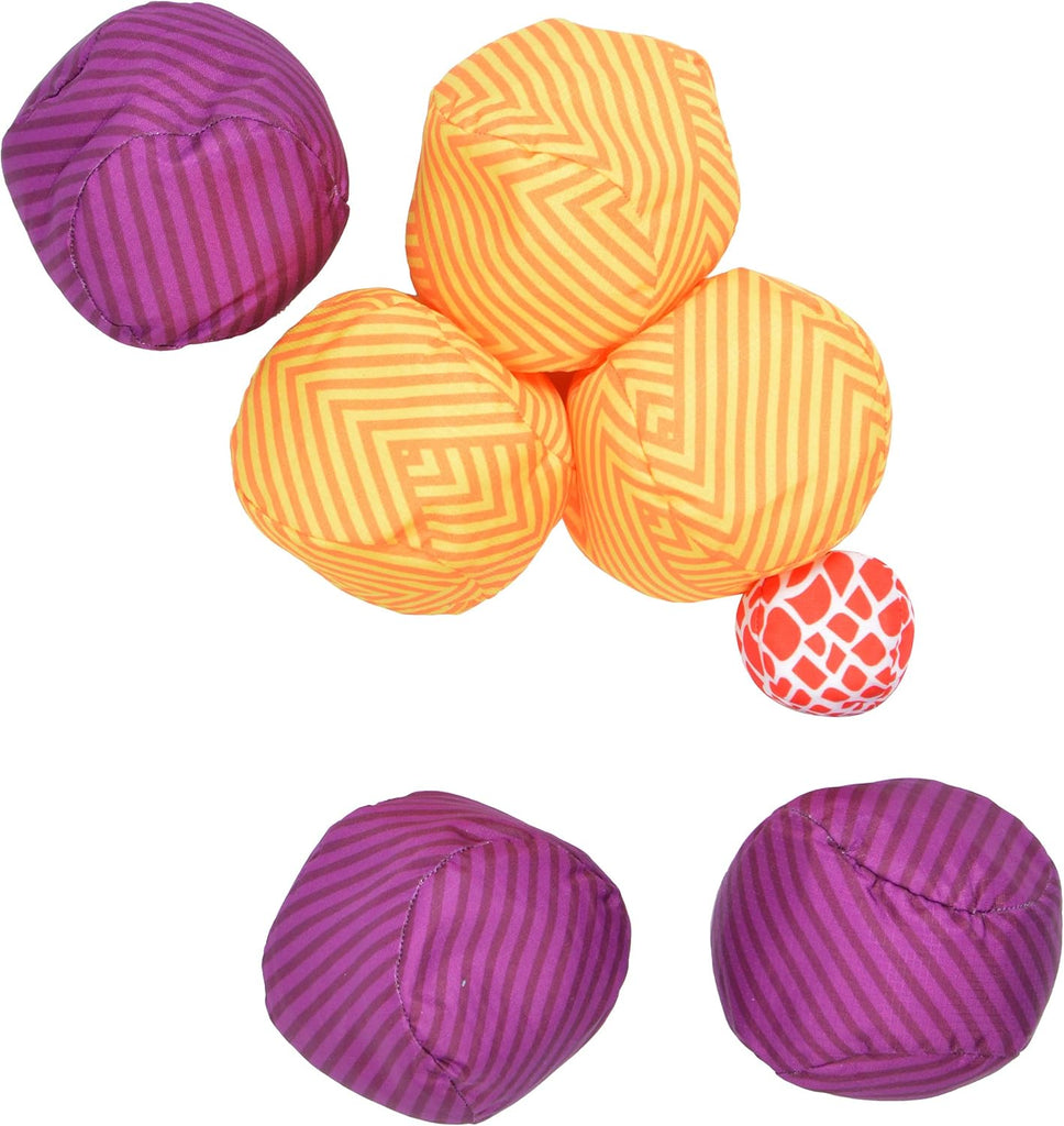 Apollo Funsport - Ocean 5 Extrem Boule - Soft-Boule Set - Lines, Farbe: violett gelb