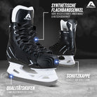 Apollo Funsport - Champion Skate Adjustable - verstellbare Hockey Style Schlittschuhe - Schwarz Weiß