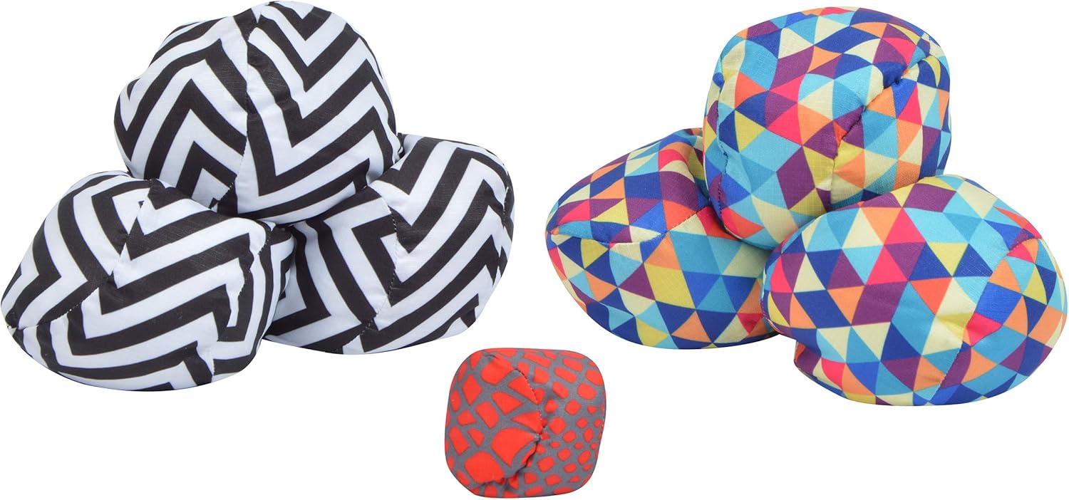 Apollo Funsport - Ocean5 Extreme Boule - Triangel ZicZac Muster, Farbe: schwarz weiß