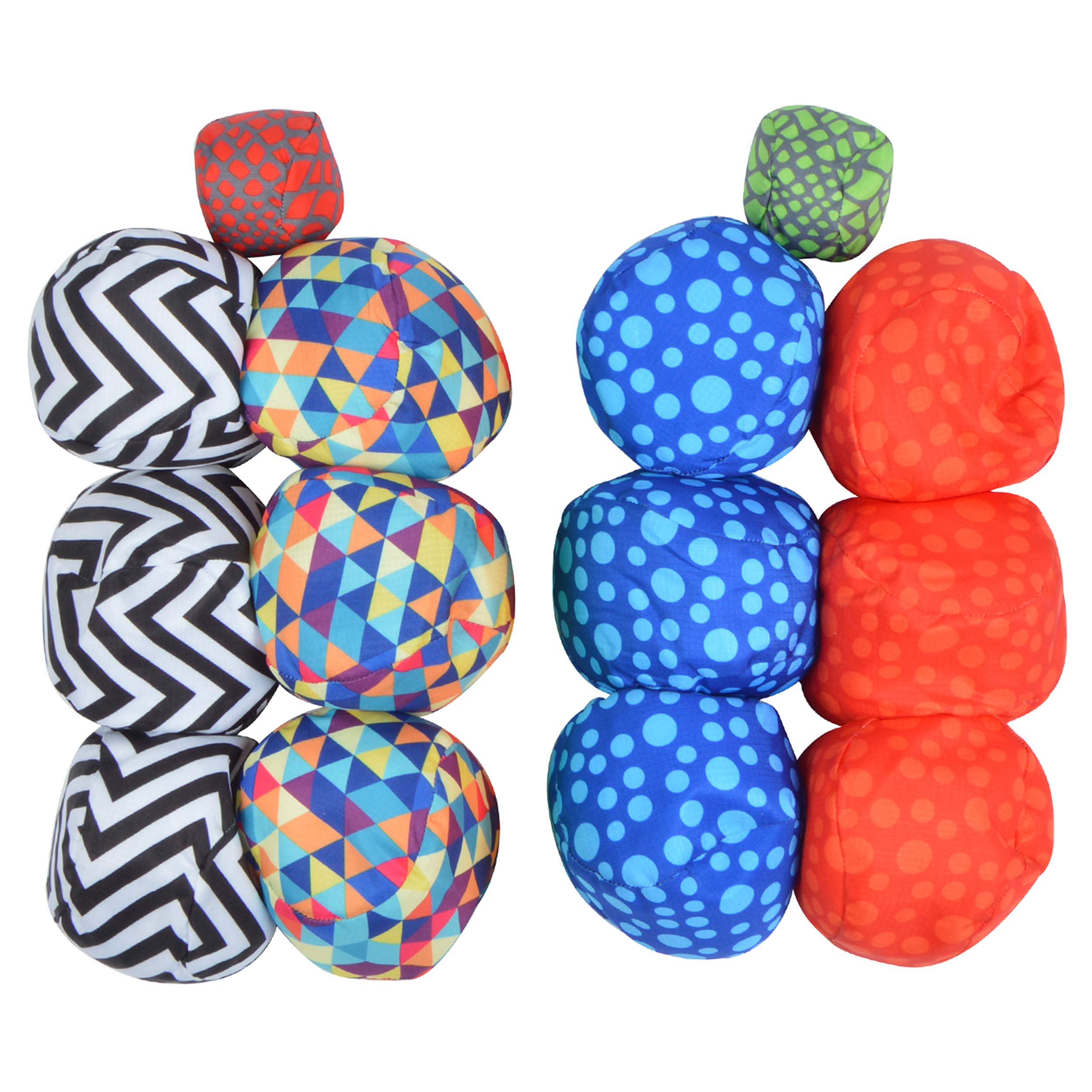 Apollo Funsport - Ocean5 Extreme Boule - 2er SET, Dots + ZicZac